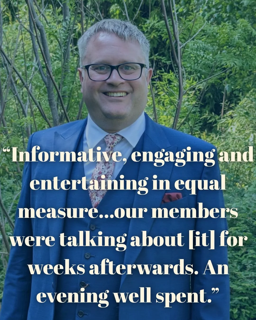 📣If you haven't got your tickets for our February Midweek Musings talks yet, there's still time! Here's our two speakers, Ed Rochead and @thehistoryguy along with some glowing testimonials about what makes their talks such a standout experience 😁

