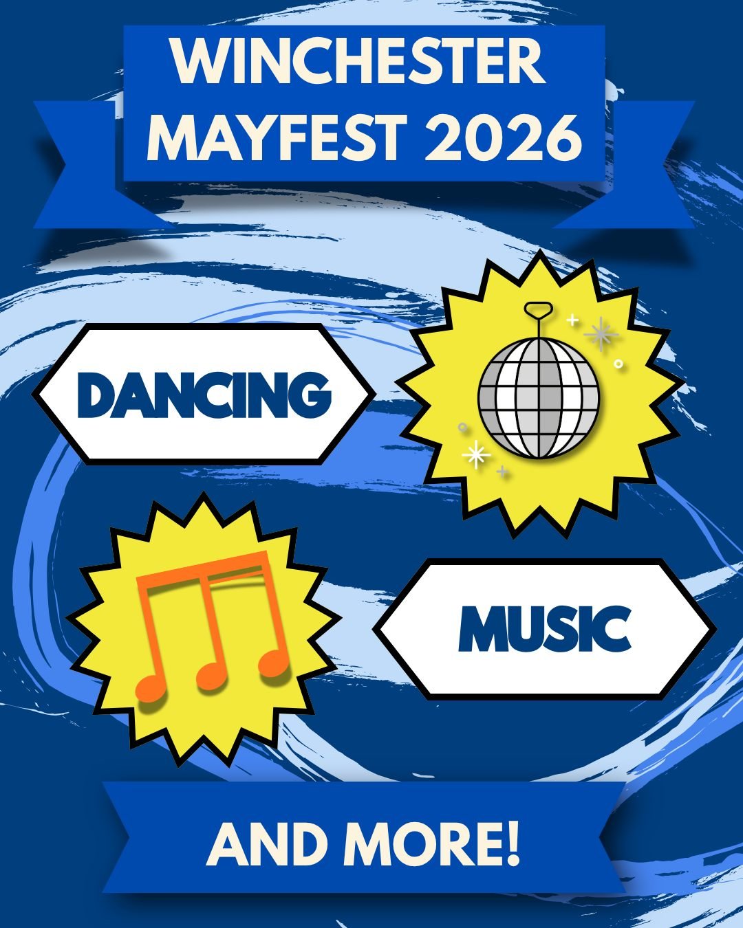 Join @winchester_mayfest  on 16 May 2026 for a day of dancing, music and lots more! 💃🎶

Watch Morris dancers at the Great Hall, listen to Barton Chamber Stacey Choir at locations across the city centre and join  the Mayor's Mass Dance from 1:30-2pm
