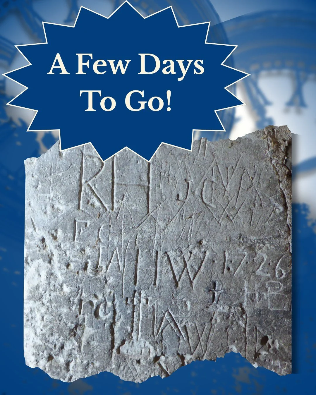 ⏳ There's only a few days left until our next Midweek Musings talk: 'Marks of the Past: Discovering Medieval Graffiti in Winchester and Beyond' with Archaeologist Karen Wardley! ⛏

🎟 Last chance to grab your tickets now via our Ticketsource page (li