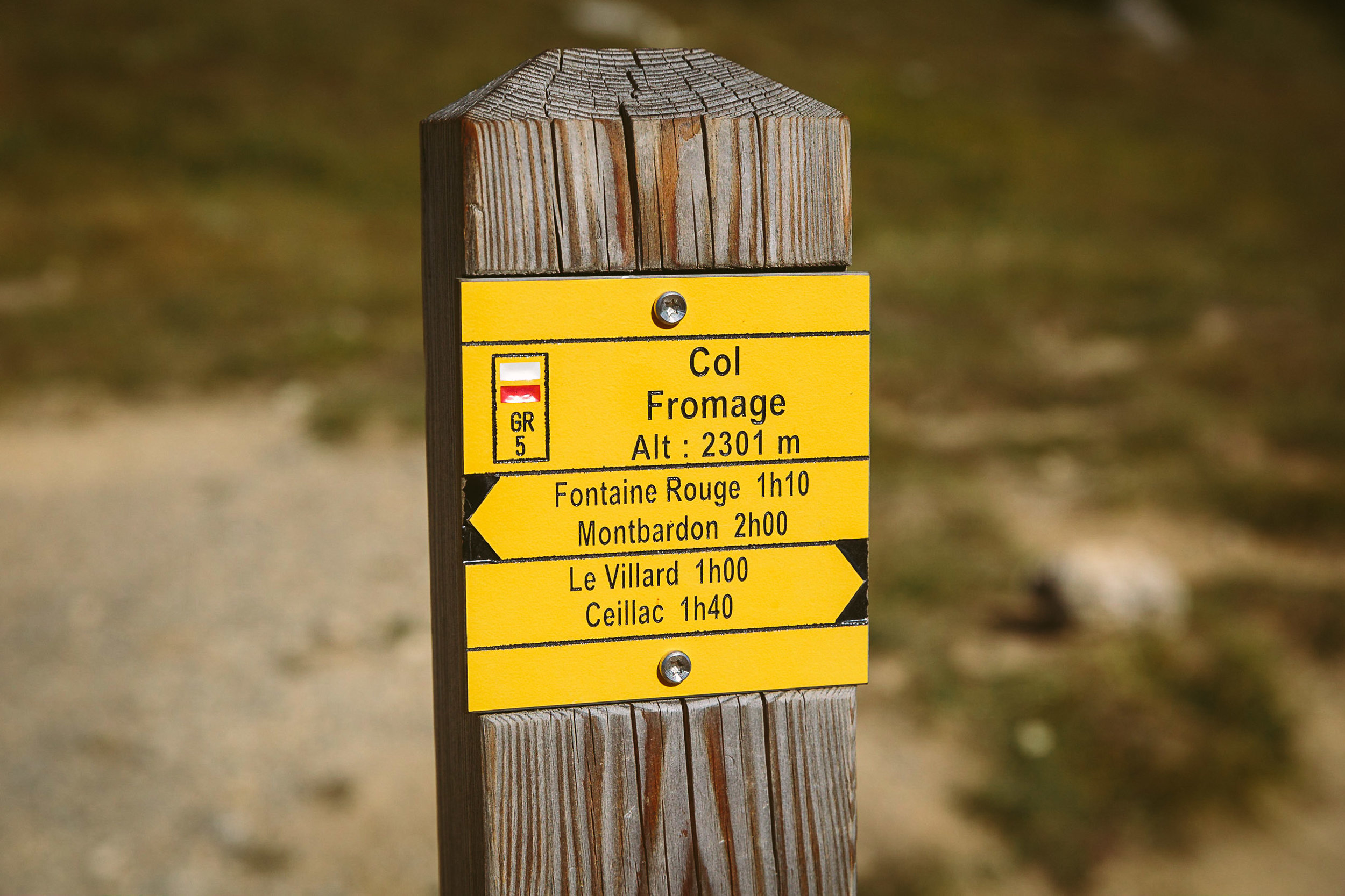 A typical signpost