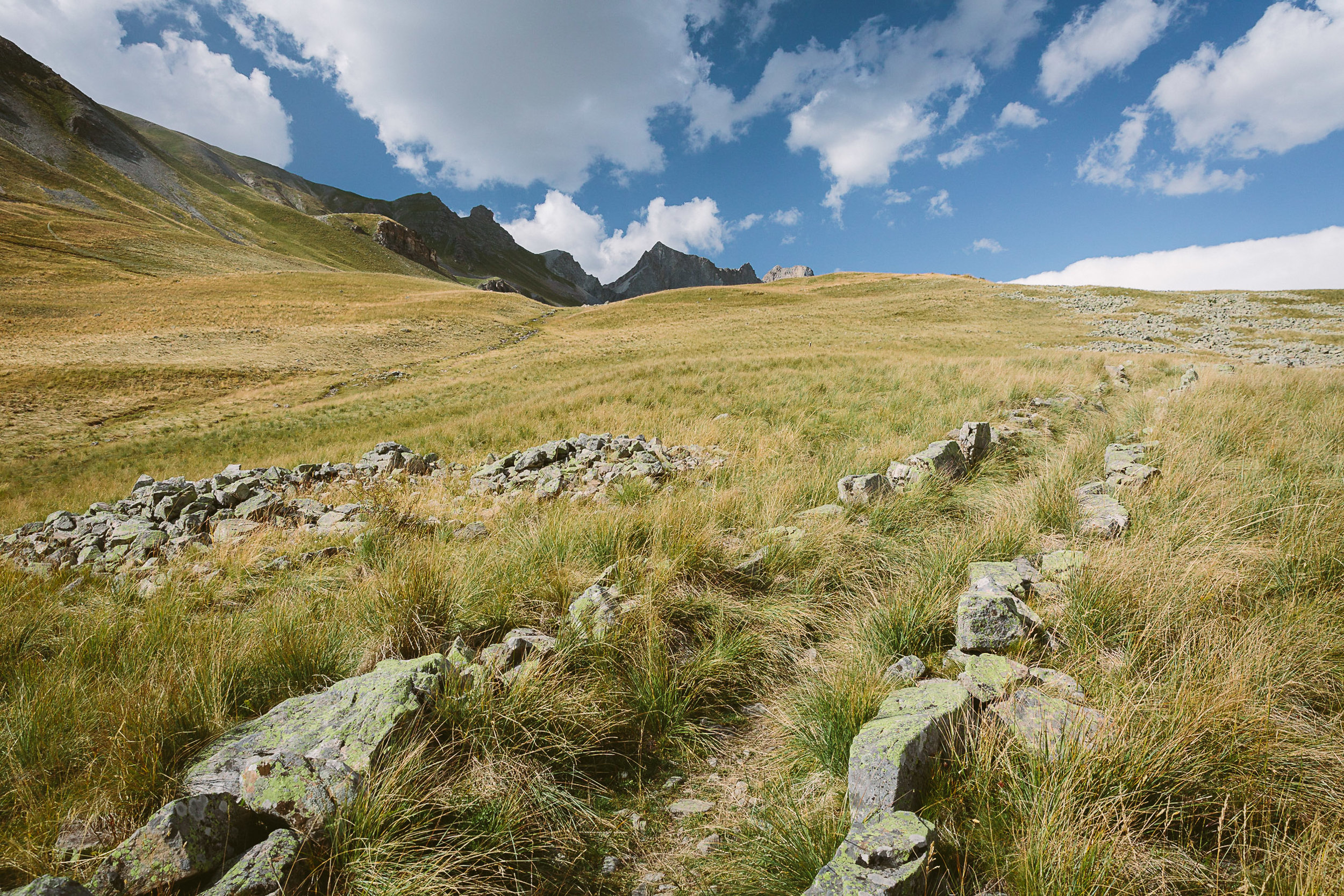 Looking back at the Col des Fourches