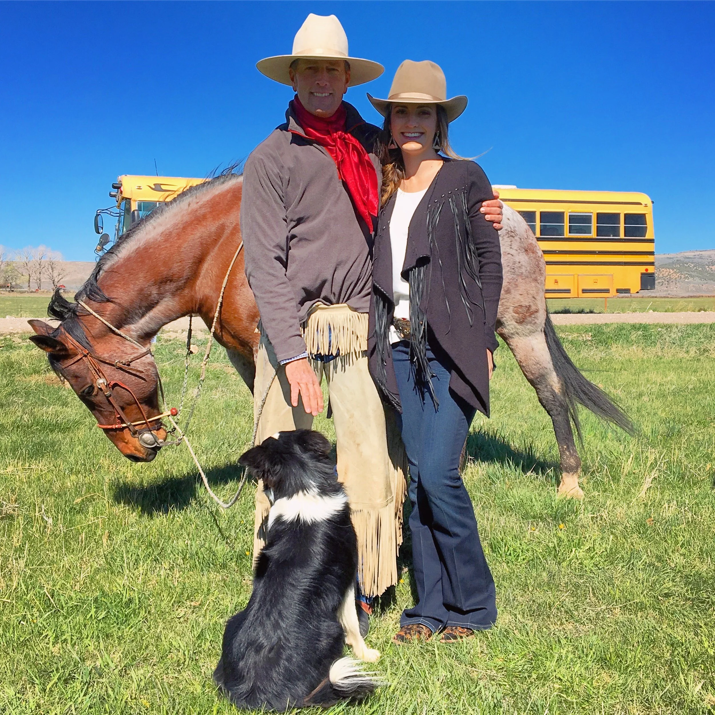 Ashley pictured with Jon Griggs of Maggie Creek Ranch, Elko, NV and one of Ashley’s mentors.