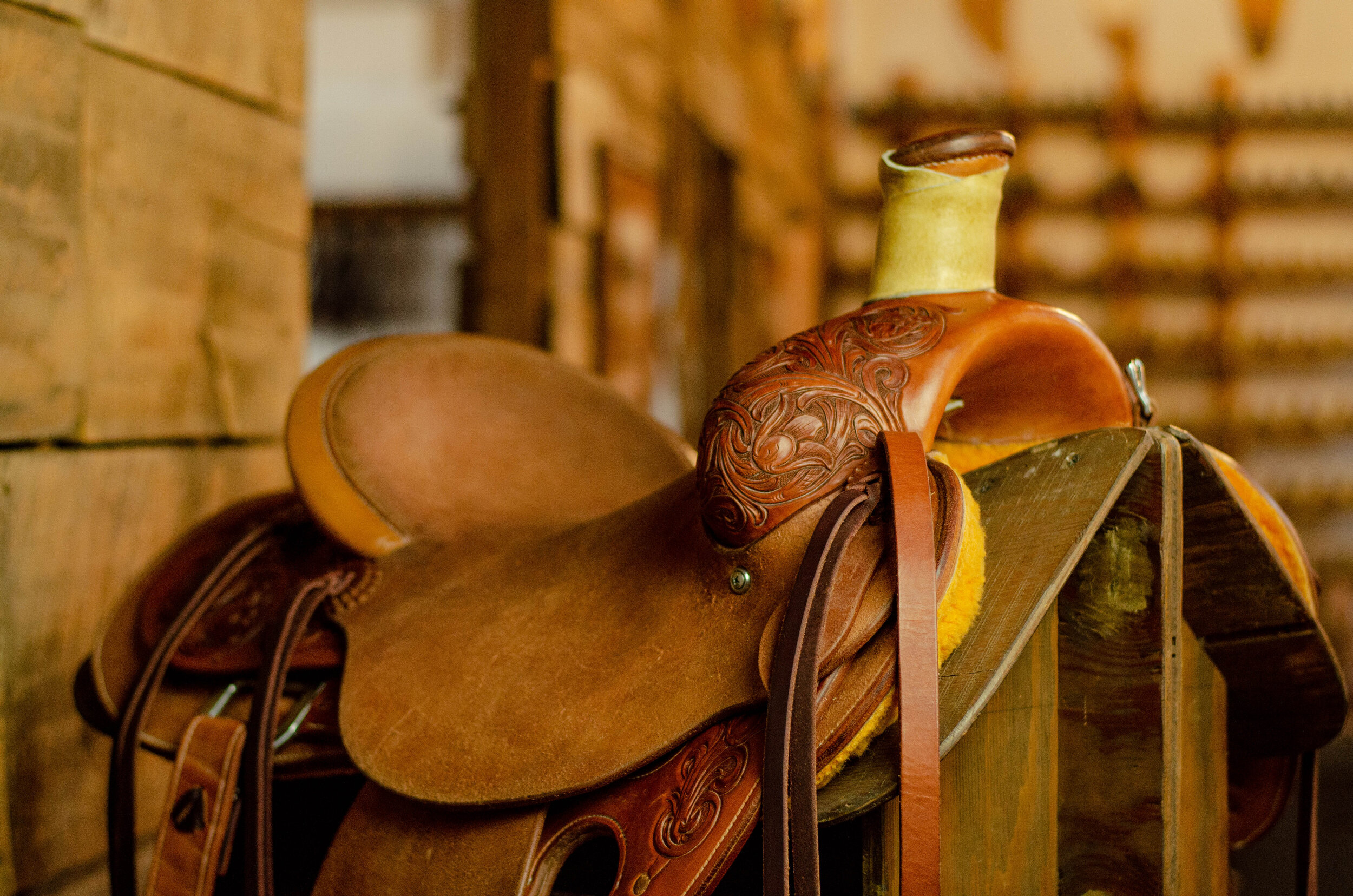 Saddle by Tim Alden, Alden School of Leather Trades