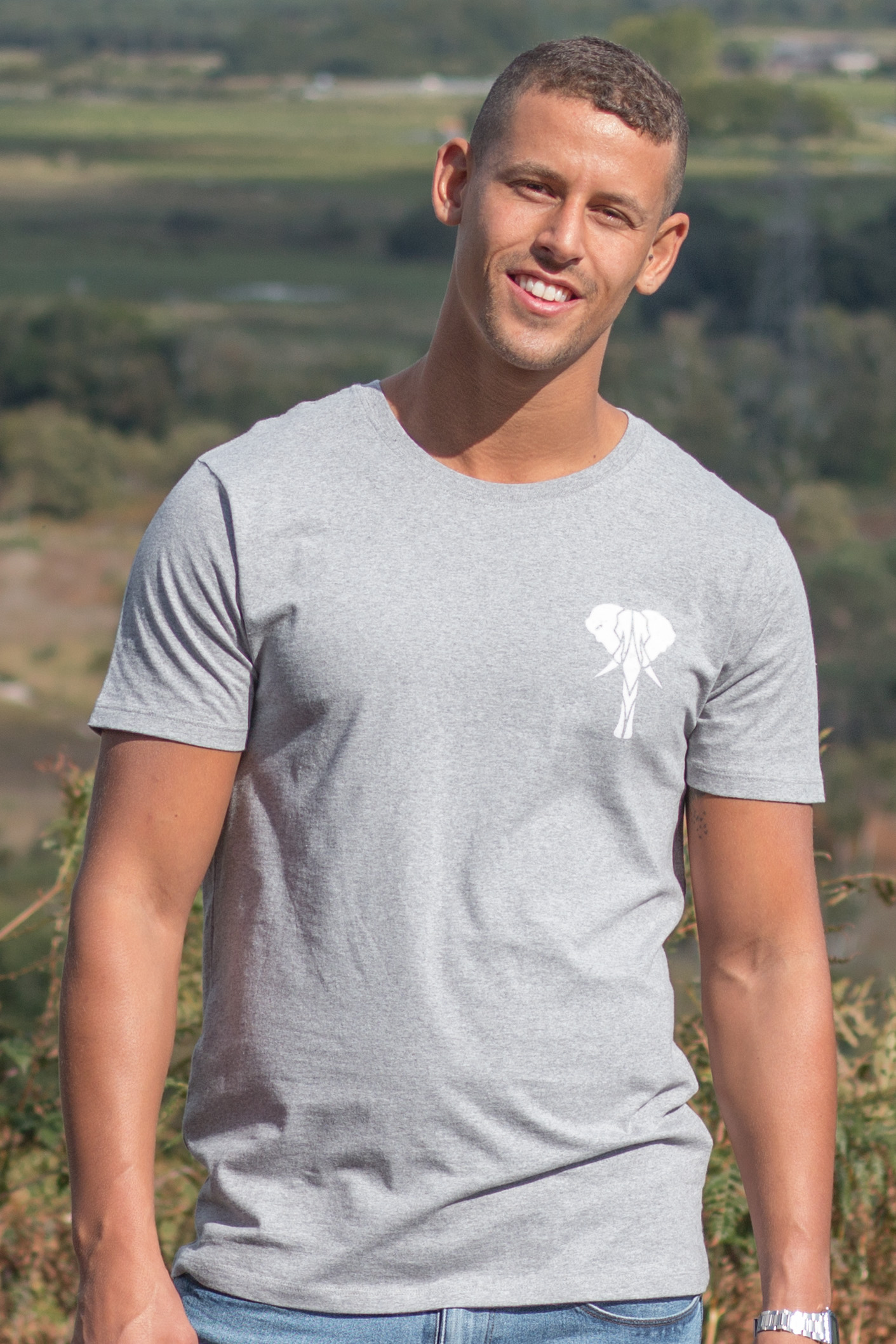 Organic Signature Tee (Grey)