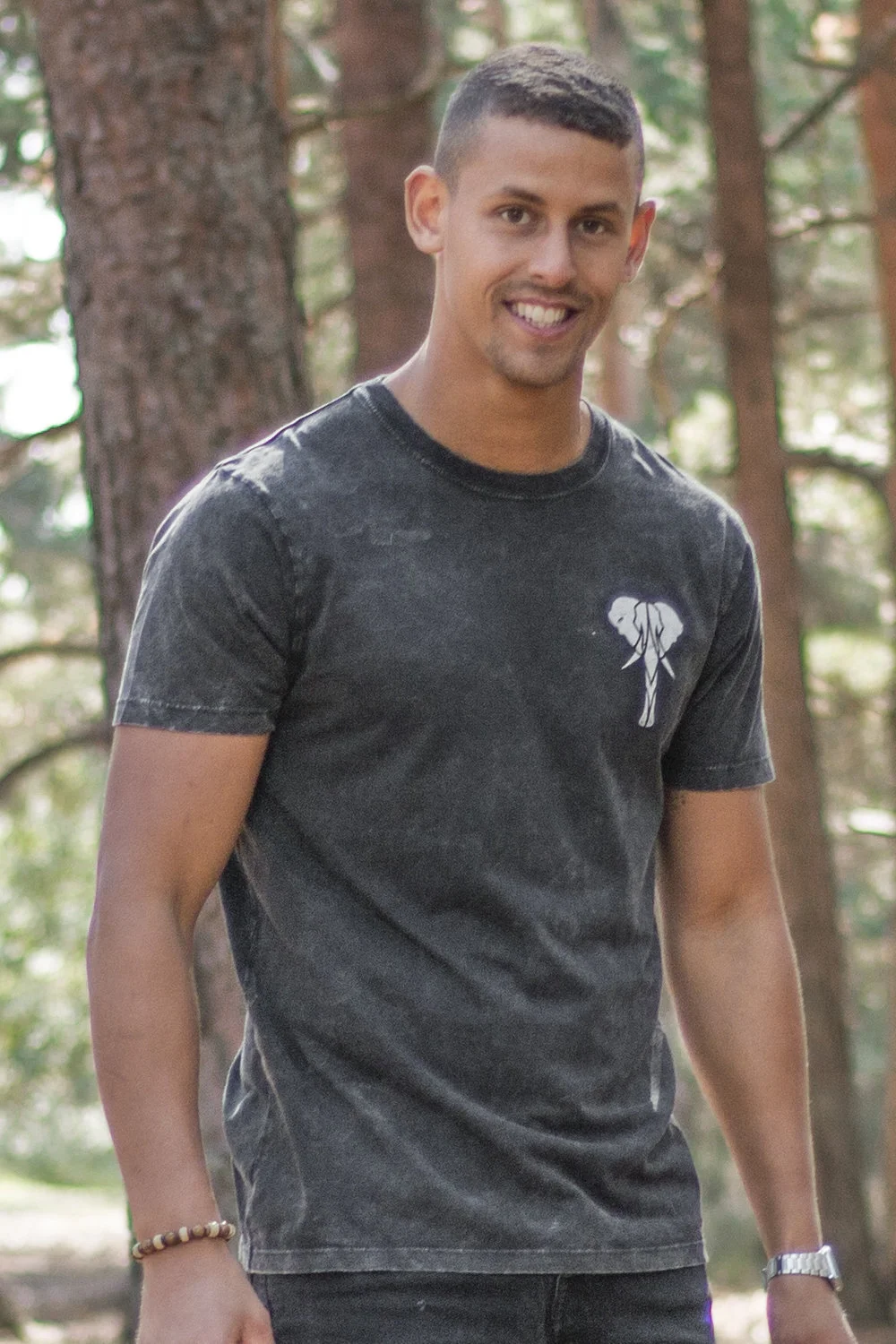 Organic Signature Tee (Acid Black) - Small Only!