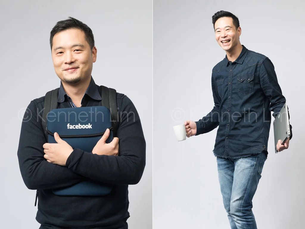 corporate-headshot-Facebook-Hong-Kong-Chinese-guy-holding-computer-bag-Facebook-logo-guy-holding-laptop-coffee-mug
