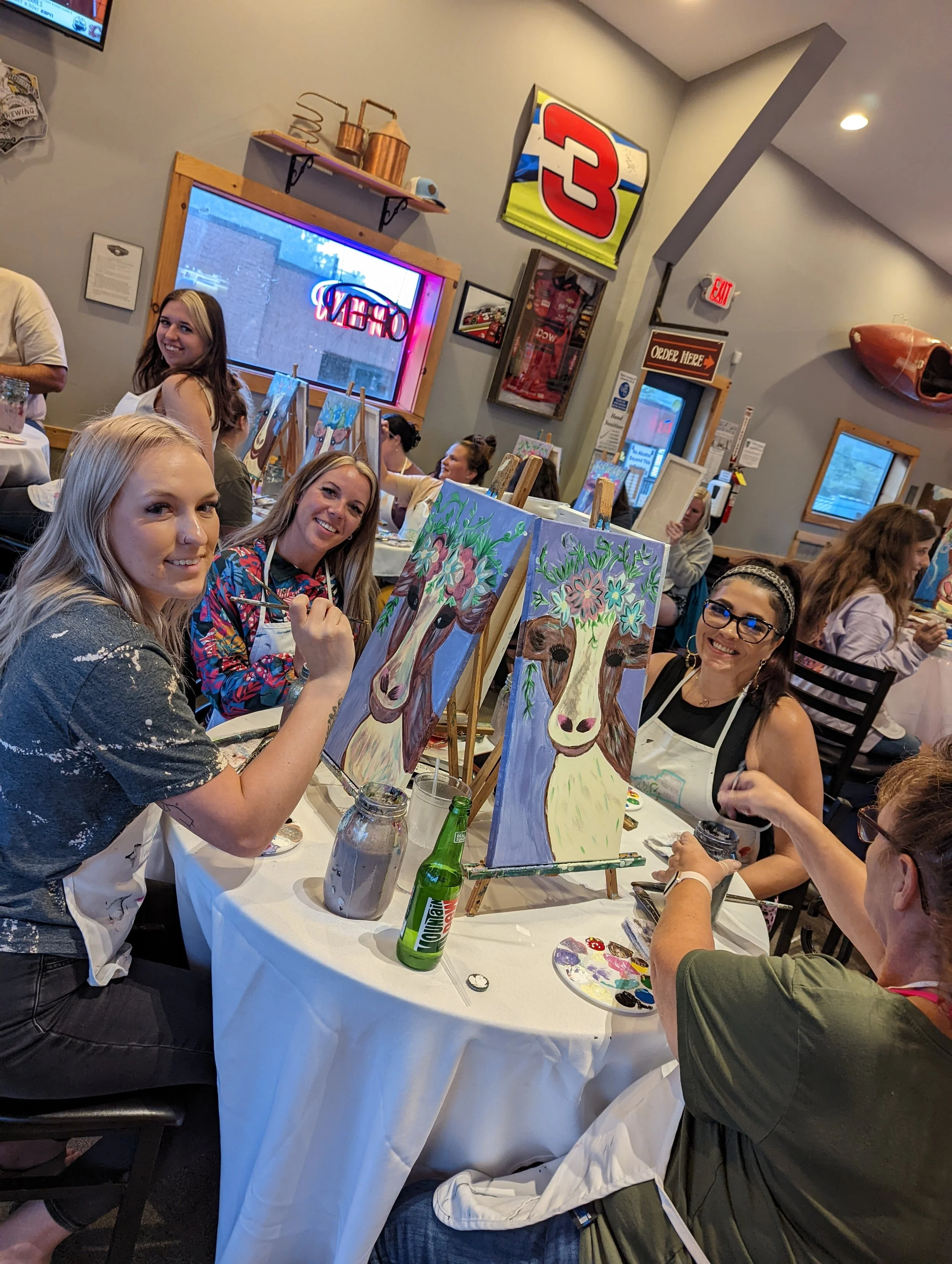 indoor with peeps and cow.jpg