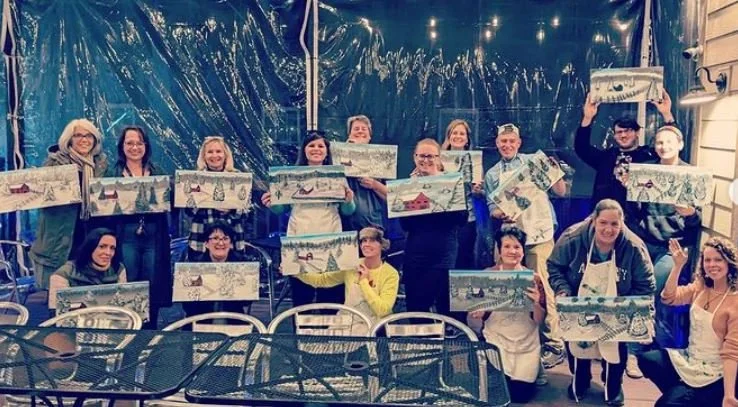 Feb. 17, 2026 + Paint & Sip + Mountain Layers + Bryson City