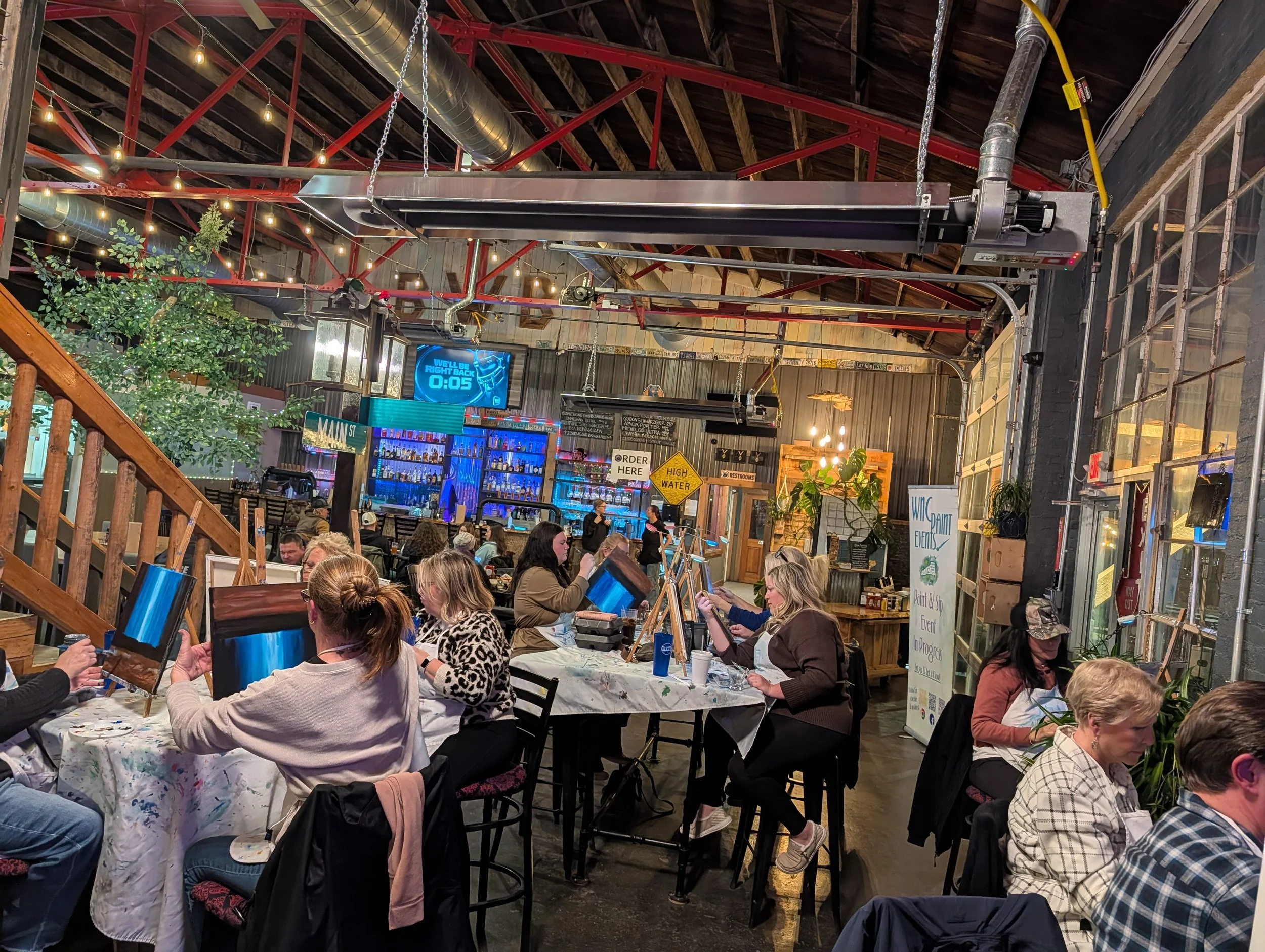 March 12, 2026 + Paint & Sip + BearWater Brewing + Canton, NC