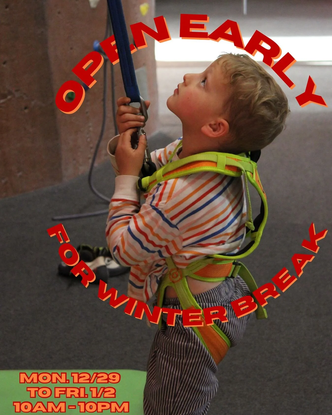 Open at 10 all of next week! Get in here 💪 And don&rsquo;t forget about our Winter Break Mini-Camp 12/29 through 12/31!