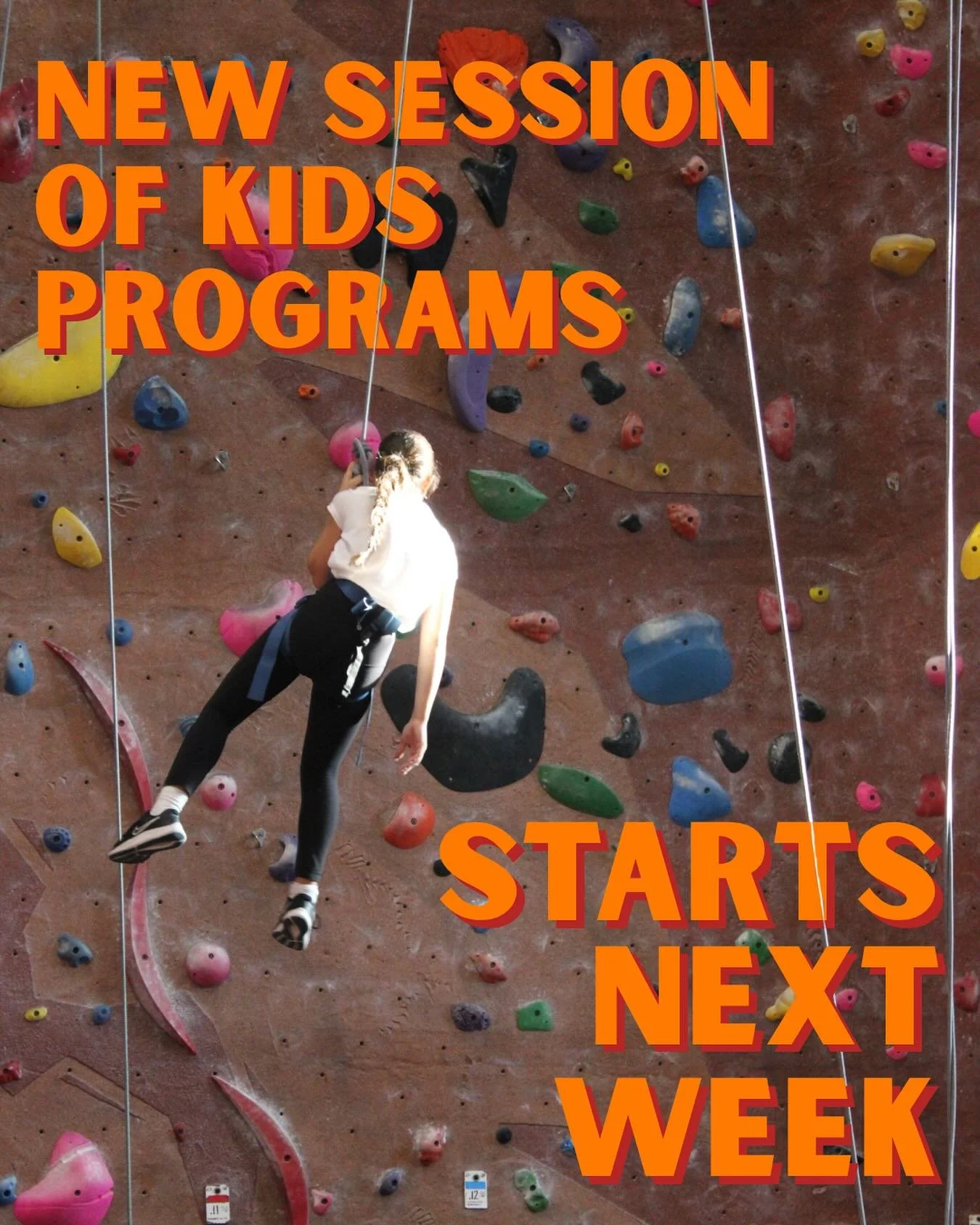 Next week is the beginning of session 2 of our kids programs&mdash;ask us about your options, or call to sign your child up today!

#rockclimbing #kidsactivities #njkids #indoorclimbing #njsports #climbrockville