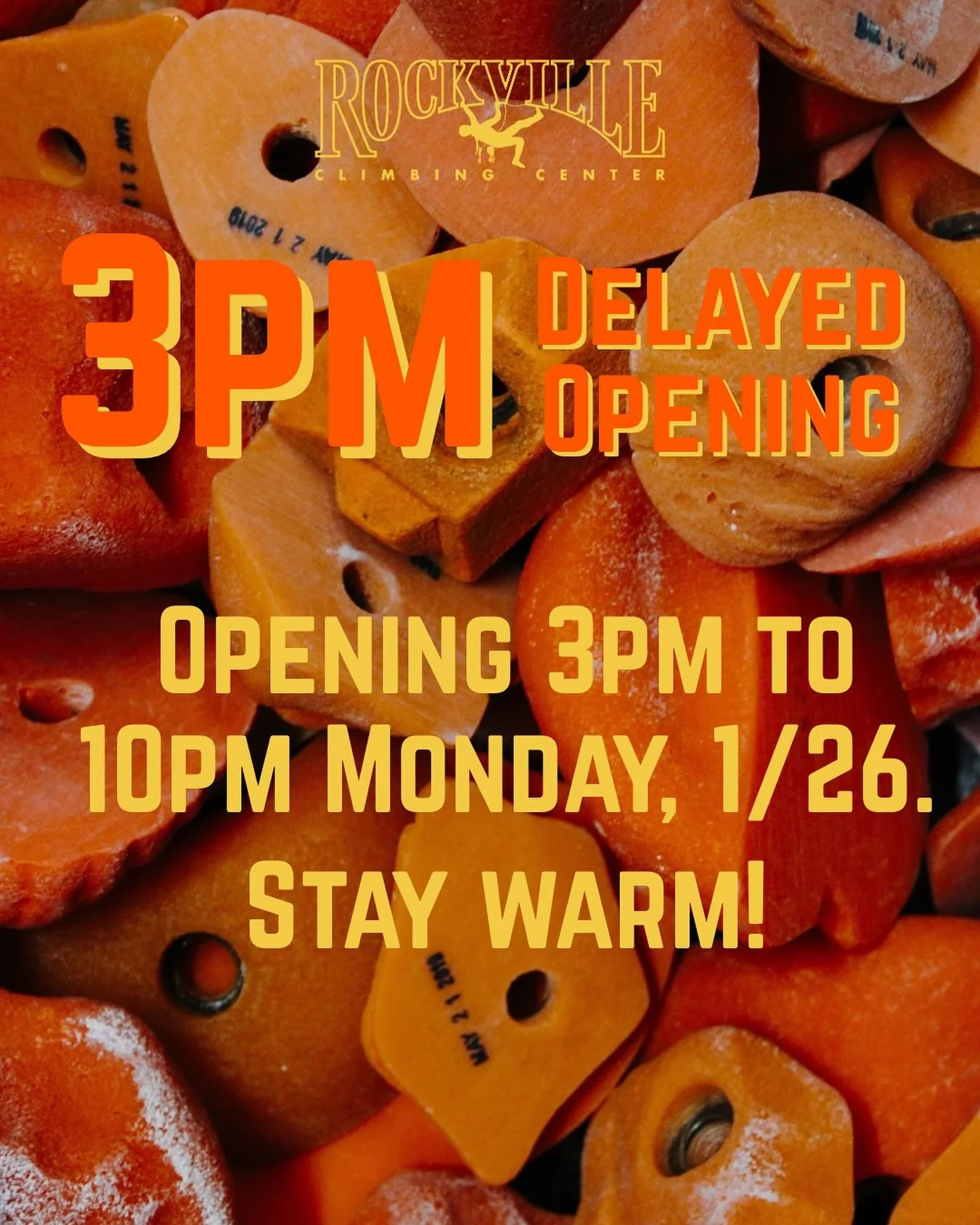We&rsquo;ll be opening at 3 today&mdash;stay tuned for any future updates!!!