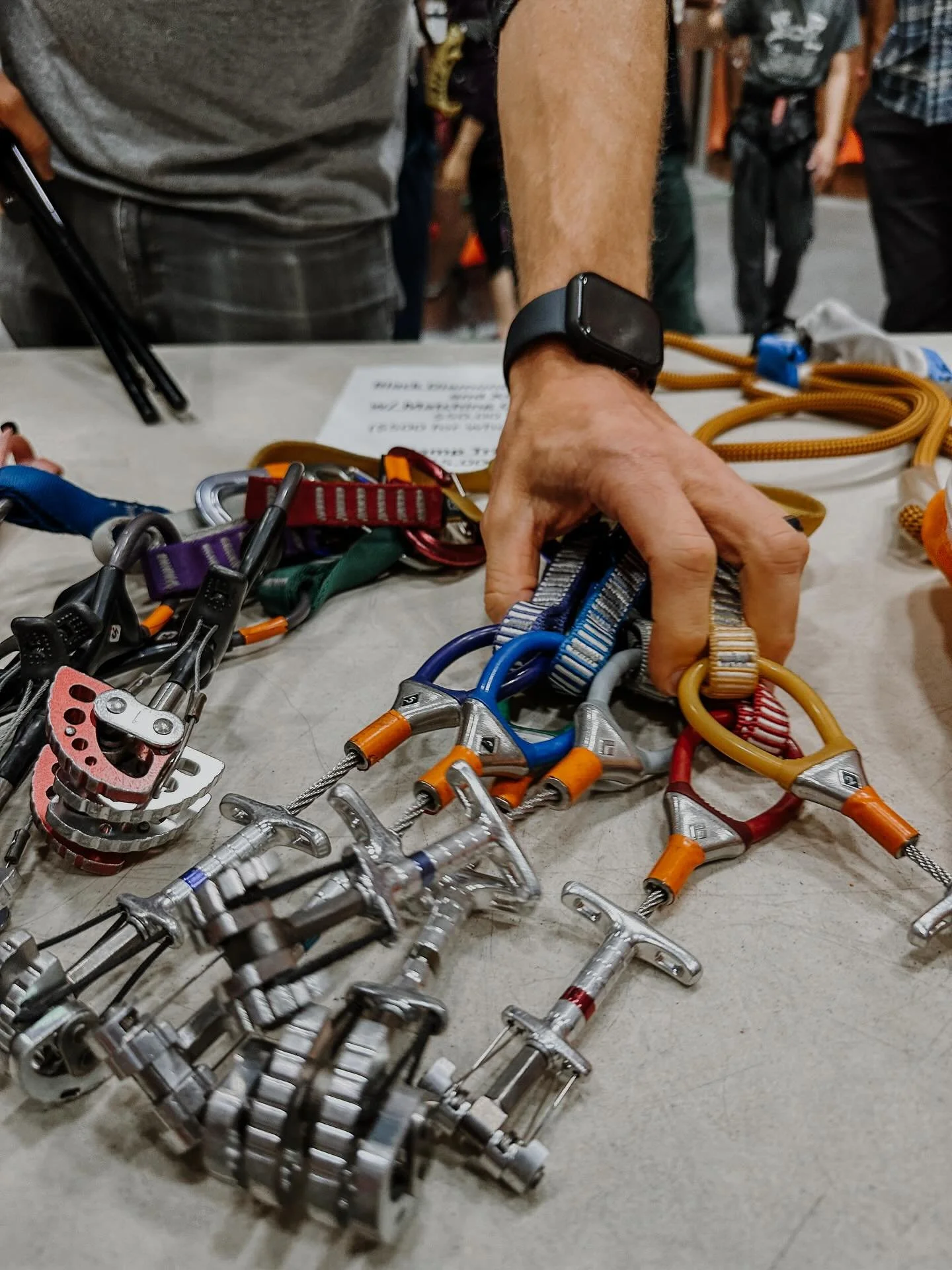 Our used gear sale is this Wednesday, 4/22, Earth Day!! Here&rsquo;s some pictures from previous used gear sales at Rockville&mdash;look at all the treasures!!!! The gear!!! The shoes!!! The community, joyfully engaging in sustainability! 🌎🌳💚 Hope