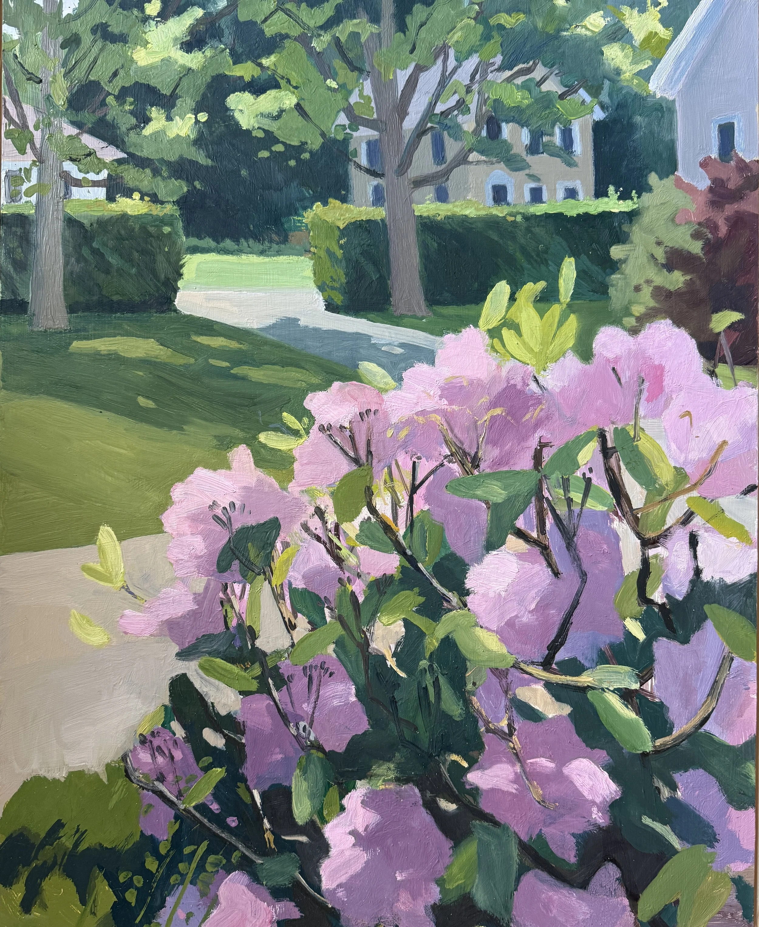 Full Bloom, 2025, oil on panel, 20 x 16"
