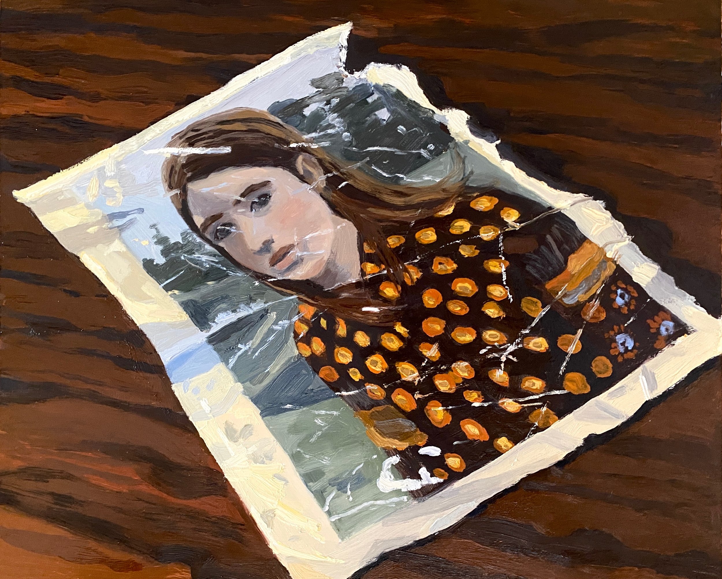 Magazine, 2025, oil on panel, 13 x 16"
