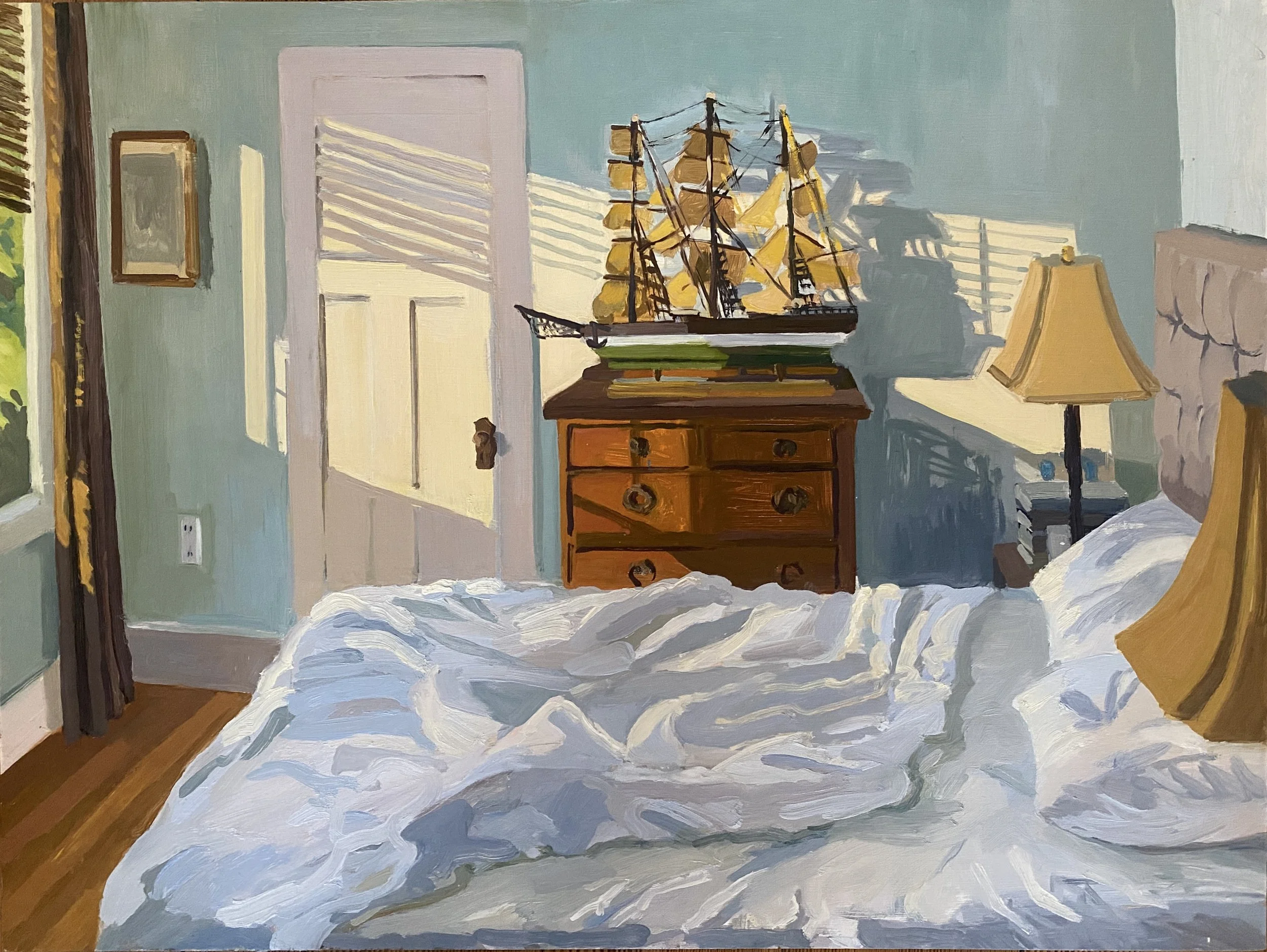 Late Afternoon, 2024, oil on panel, 18 x 24"