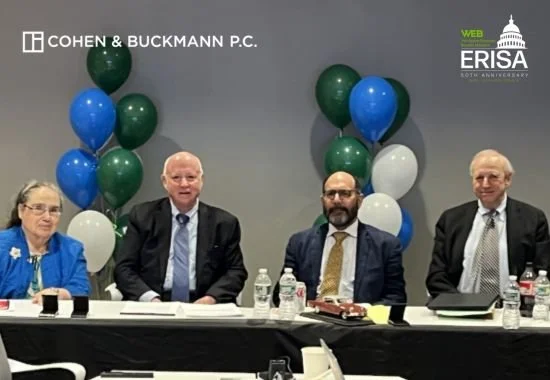 Celebrating 50 Years of ERISA — Cohen & Buckmann, P.C.