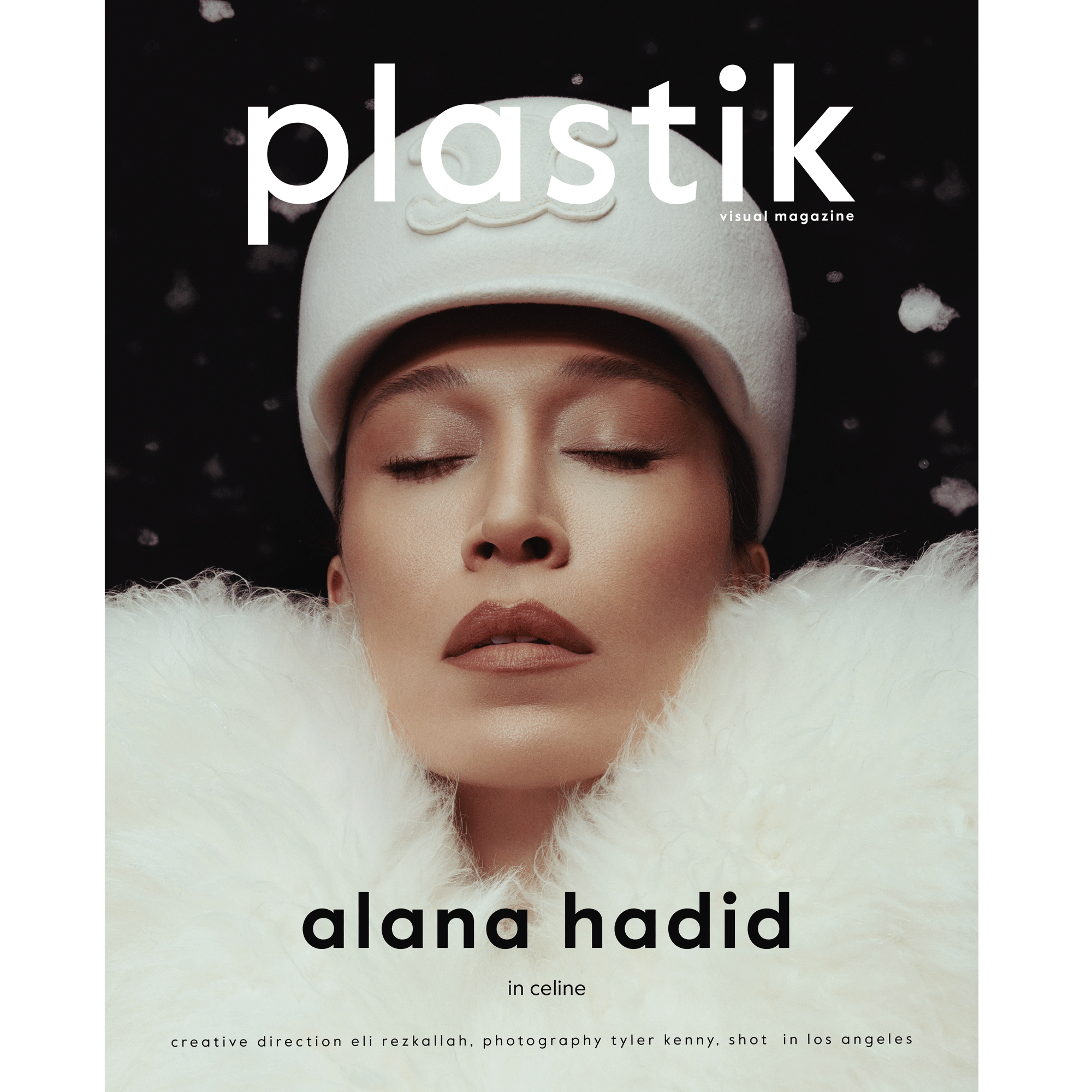 plastik magazine vol 37 - ft. alana hadid fashion edition cover 01/02