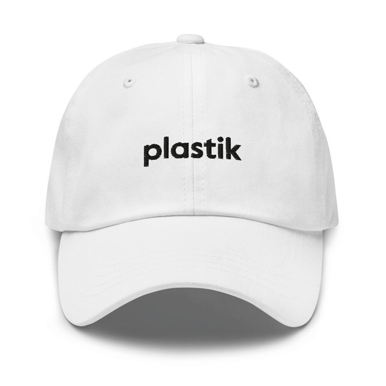 "plastik not plastic" Dad hat