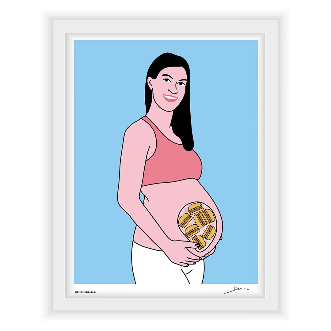 Foodbaby - print by studio stoutpoep