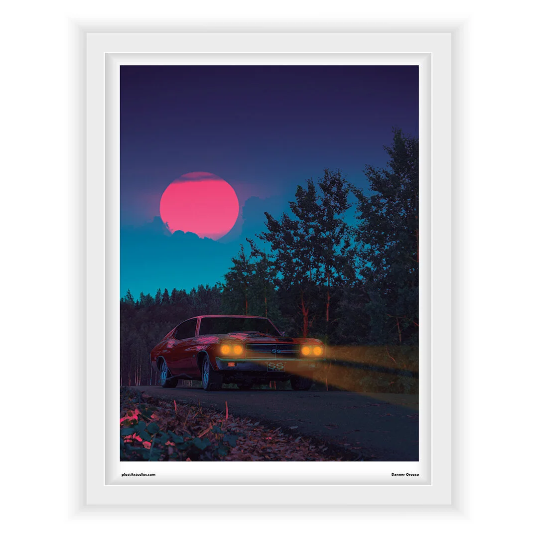 night drive - print by Danner Orozco
