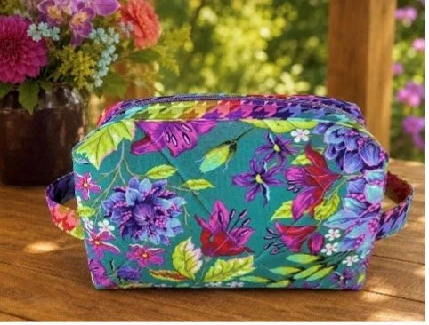 Quilted Cosmetic Bag