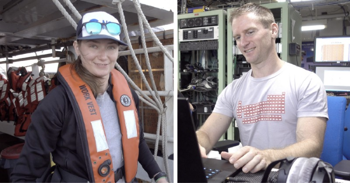 That’s Ann, the marine biologist, wearing the cool NOAA hat and life vest. That’s Matt, the software engineer, wearing a periodic table t-shirt.