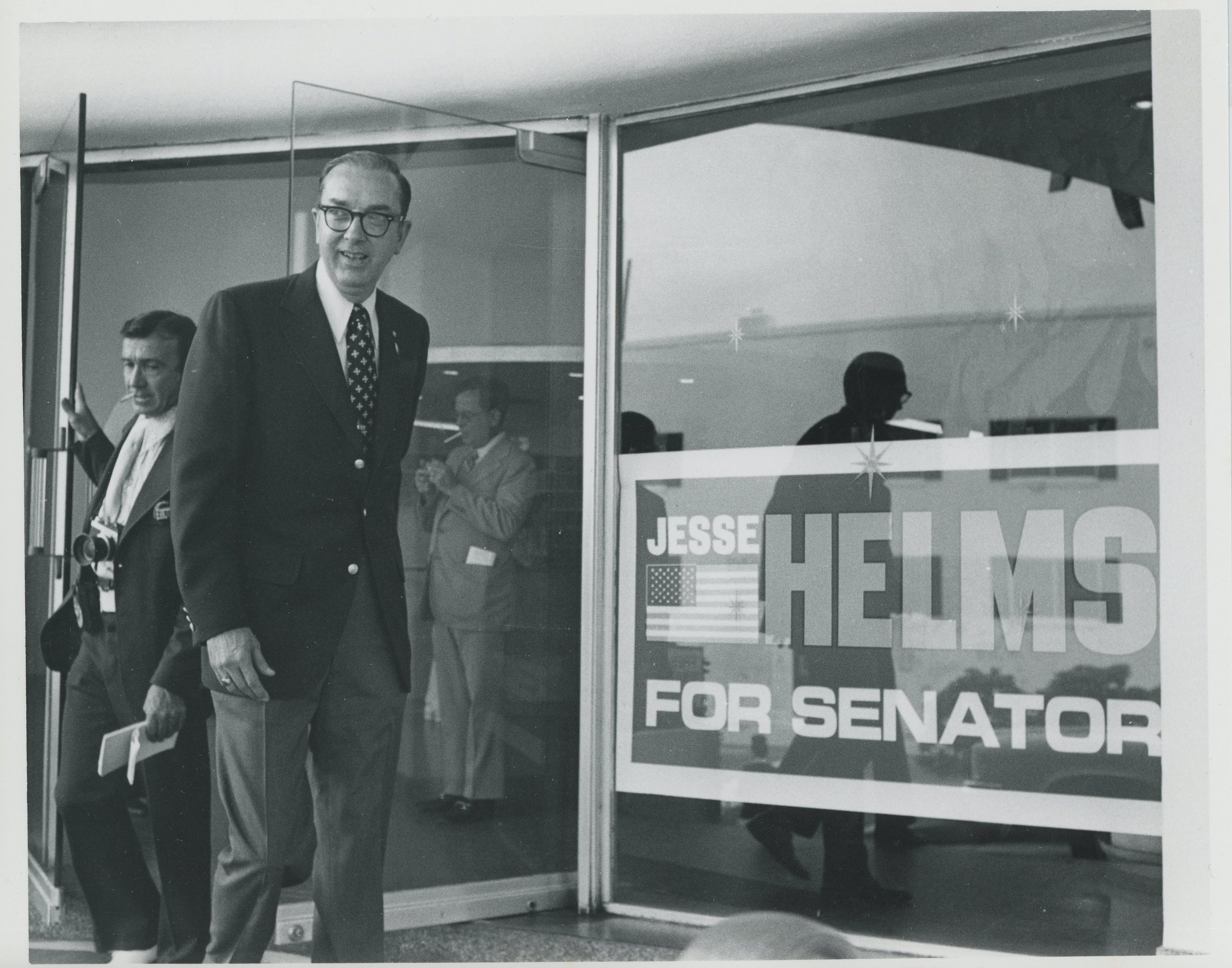 Jesse Helms on the campaign trail in 1972.