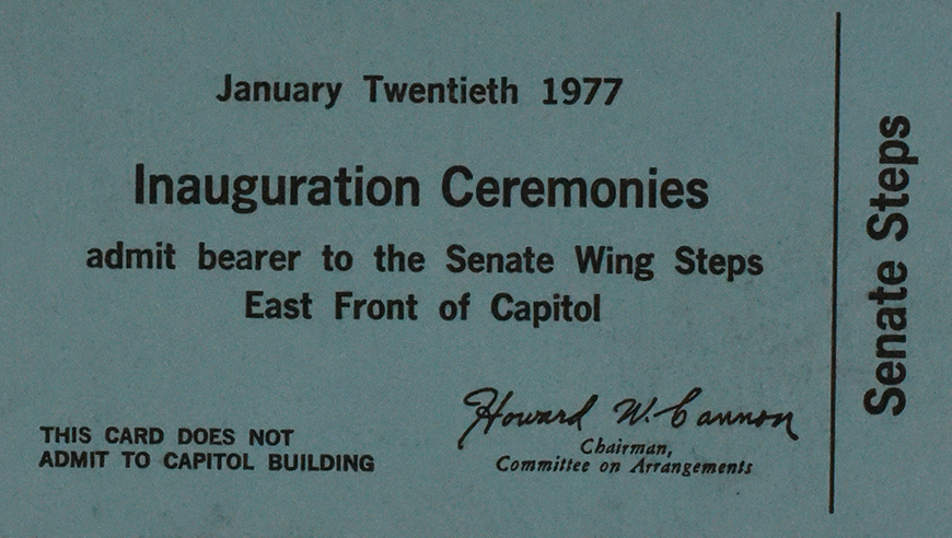 Jimmy Carter Inauguration