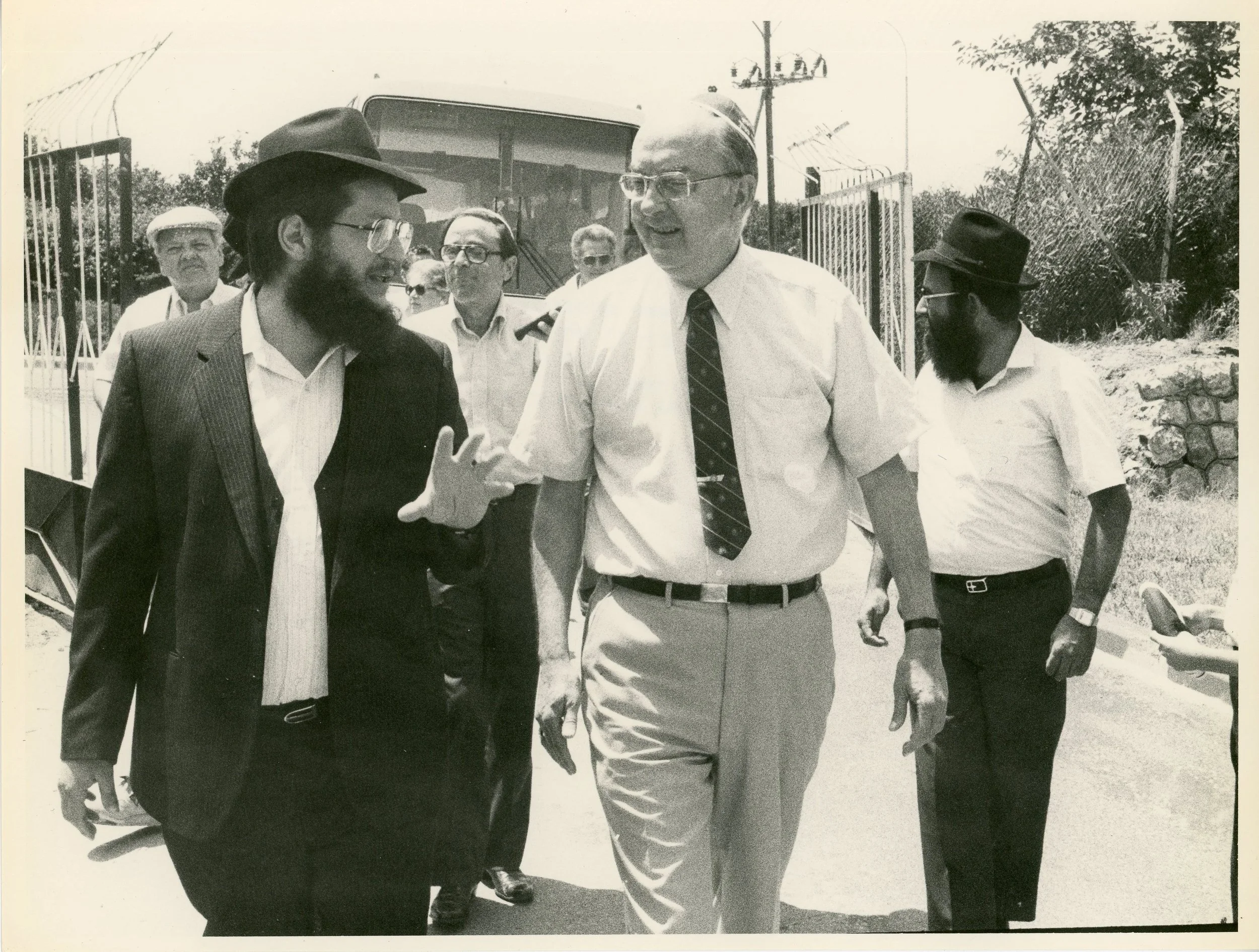 Senator Helms in Israel, 1985