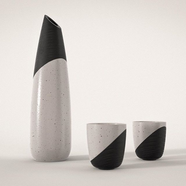 My submission for this weeks @renderweekly challenge is my original take on a sake set, which plays with different ceramic finishes.
.
.
.
.
#renderweekly #industrialdesign #cg #design #3drendering #render #keyshot #keyshotrender #japanese #sake #3d 