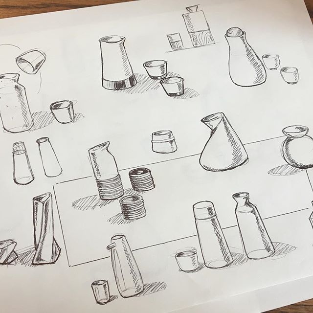 What have I done, I can&rsquo;t decide! .
.
.
.
#industrialdesign #design #sketch #ceramics #designsketch #render #japanese #pottery #idsketching #sake #sketching #rendering #idsketch #renderweekly