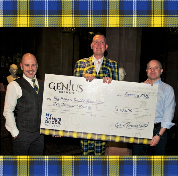 £10,000 for Doddie  (Feb 2020)