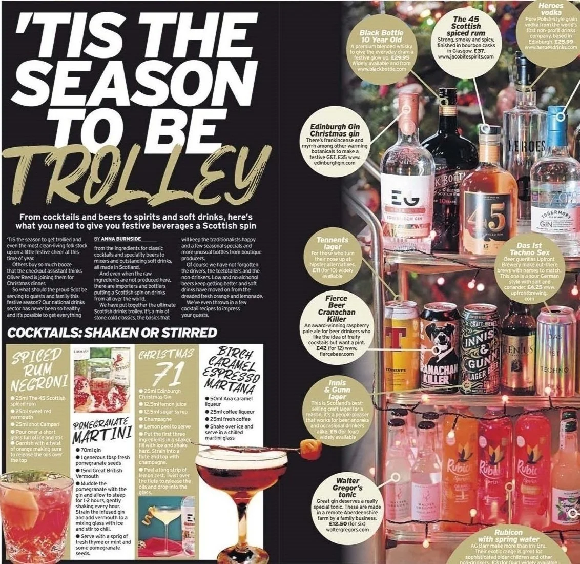 Daily Record Xmas Drinks (Dec 2021)