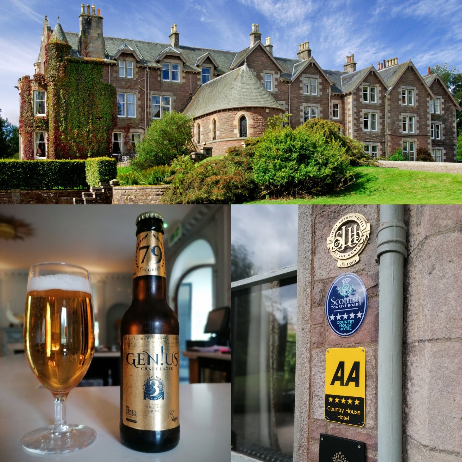 Serving Ace Beer at Cromlix (July 2022)