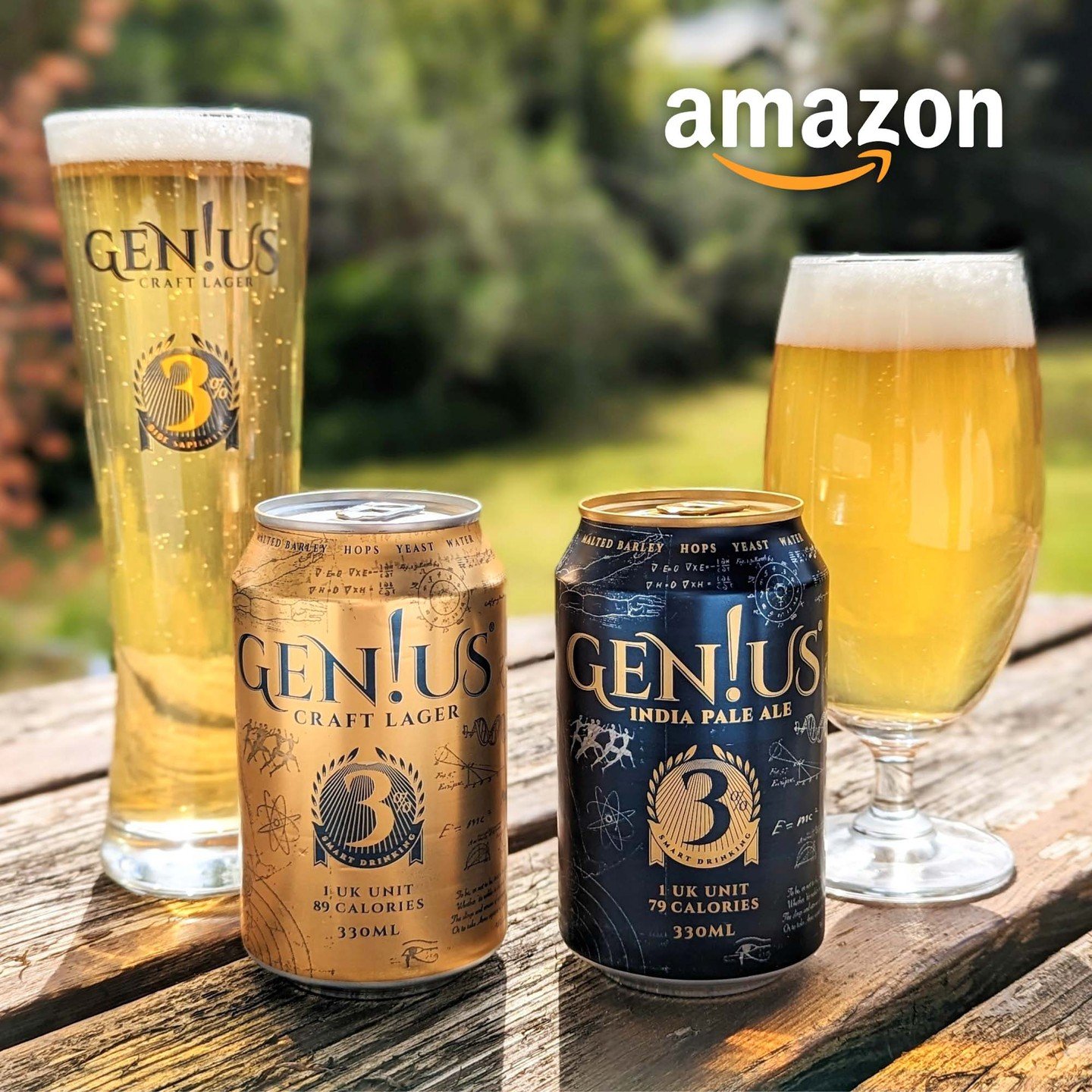 Looking for a lighter option this summer? Gen!us craft beers are light, hoppy and refreshing, and just 3% ABV. #smartdrinking

#amazon #craftbeer #bbq #lowalcohol #lightbeer #lowcarb #summervibes #beerbloggers @__beer_lovers @craftbeermumuk #craftbee