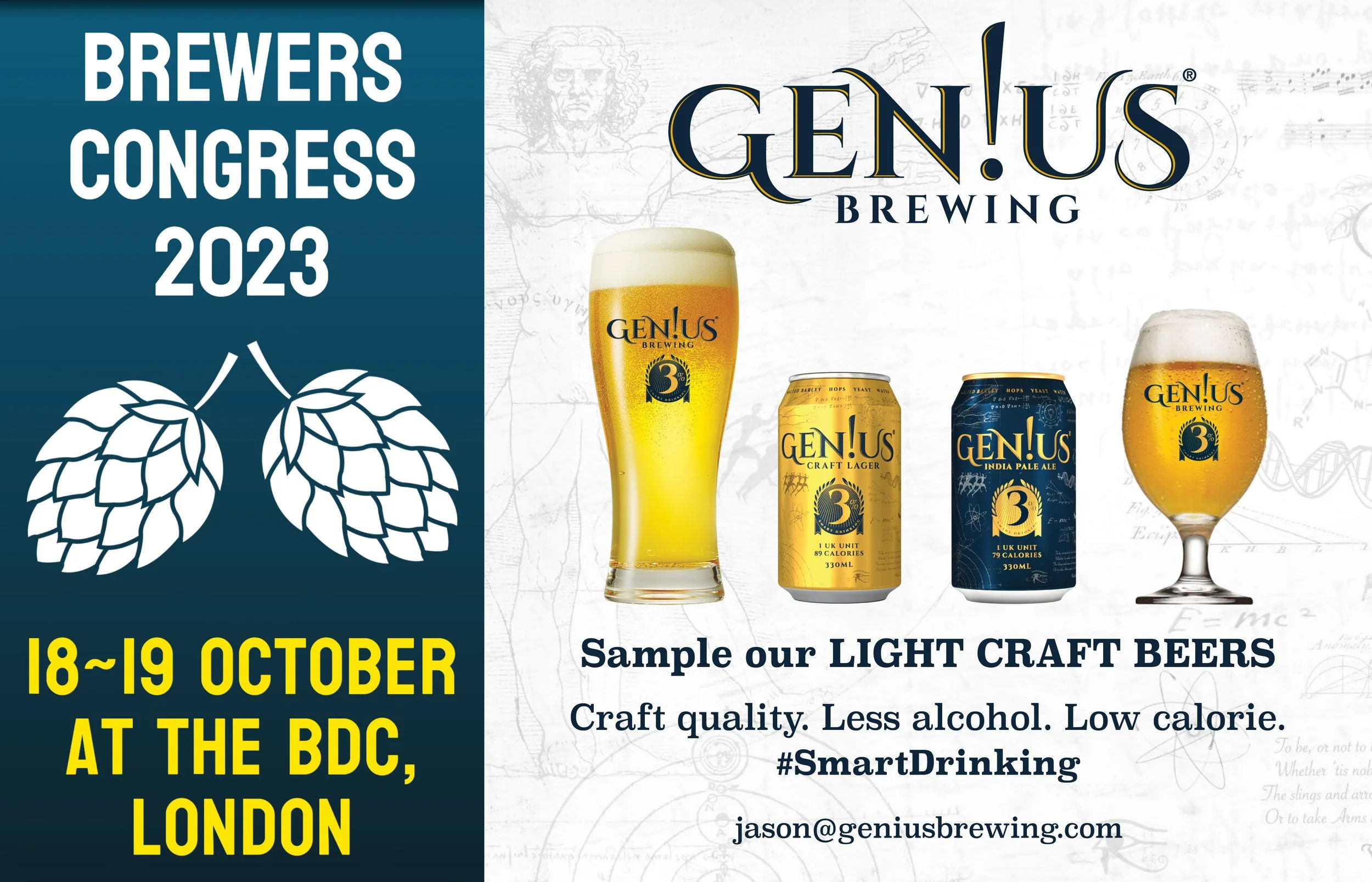 Genius Brewing at Brewers' Congress 2023 Gen!us Brewing