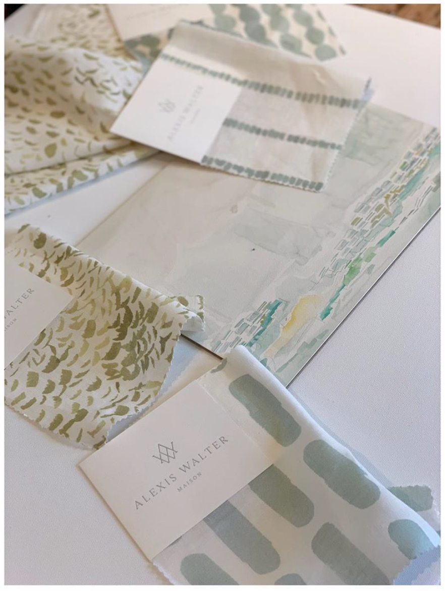 A sneak peek of the fabric collection