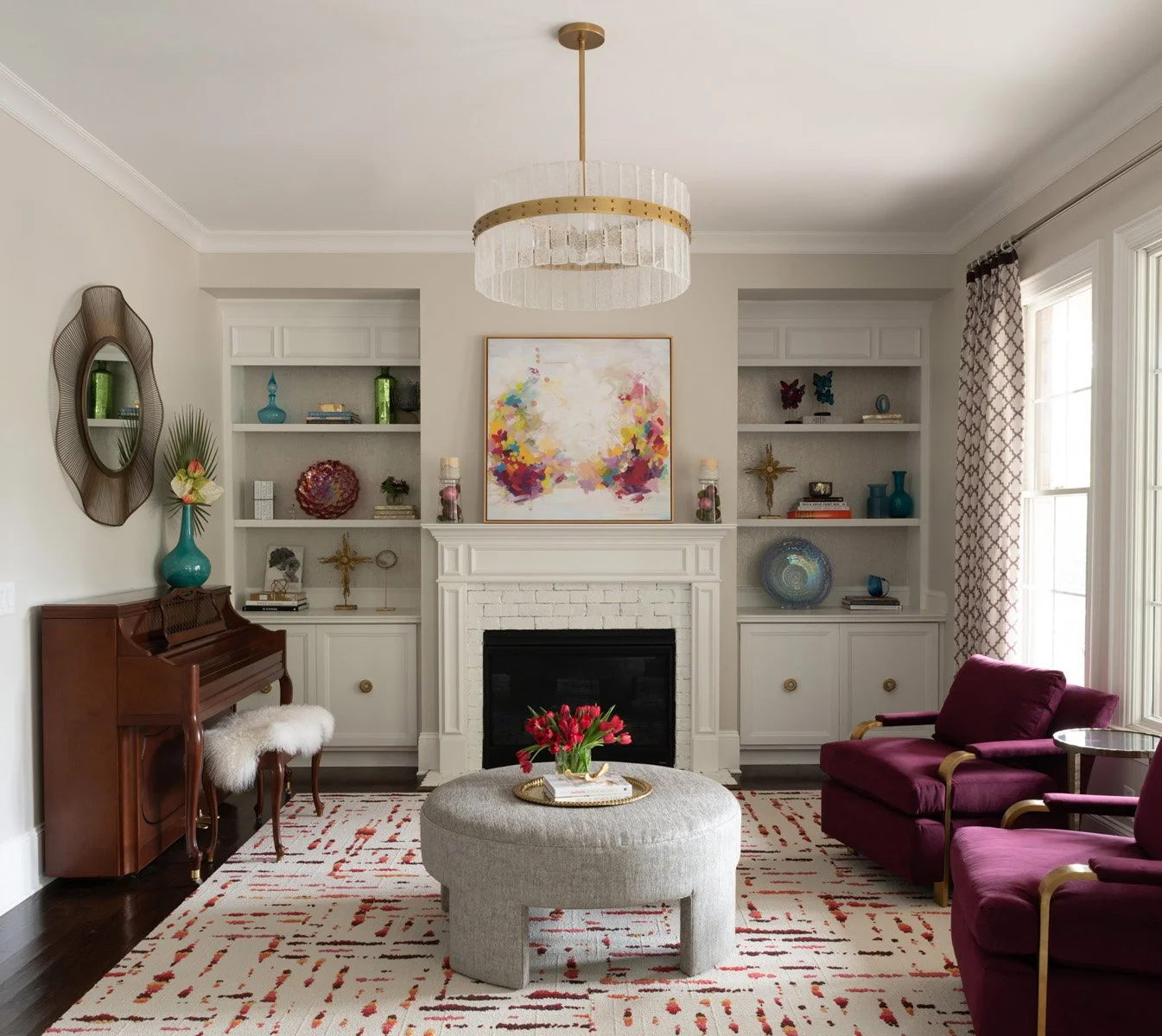 Brooke Cole Interiors Charlotte North Carolina interior designer - Eclectic Modern - 2 Living Room.jpg