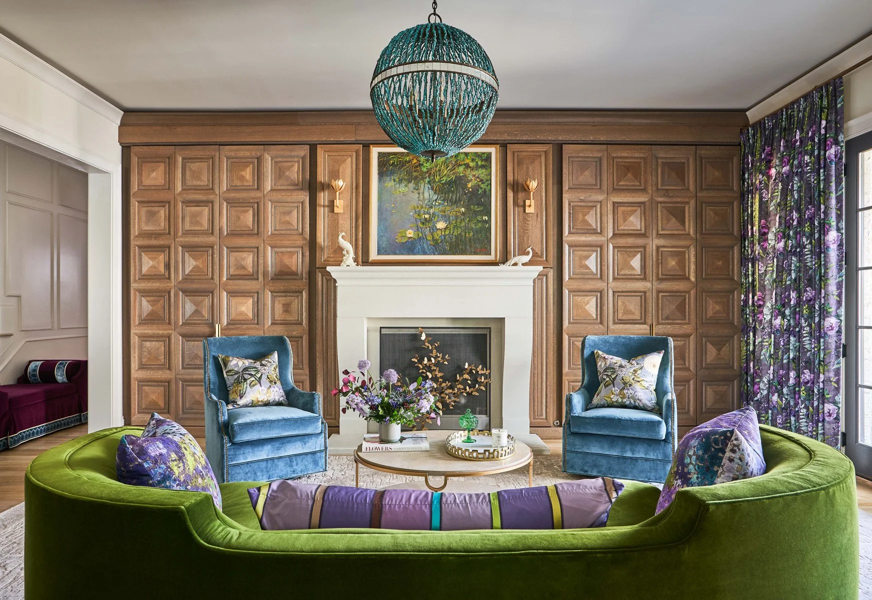 Brooke Cole Interiors Charlotte North Carolina interior designer - Myers Park Wonderland - MP LIVING 1.jpg