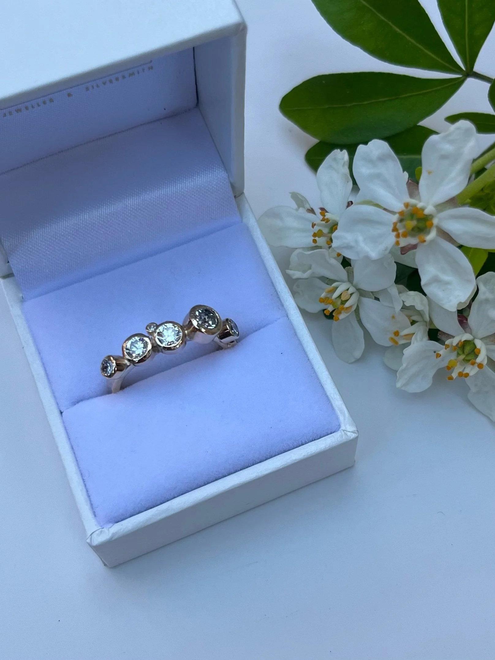 Gold and Diamond ring.