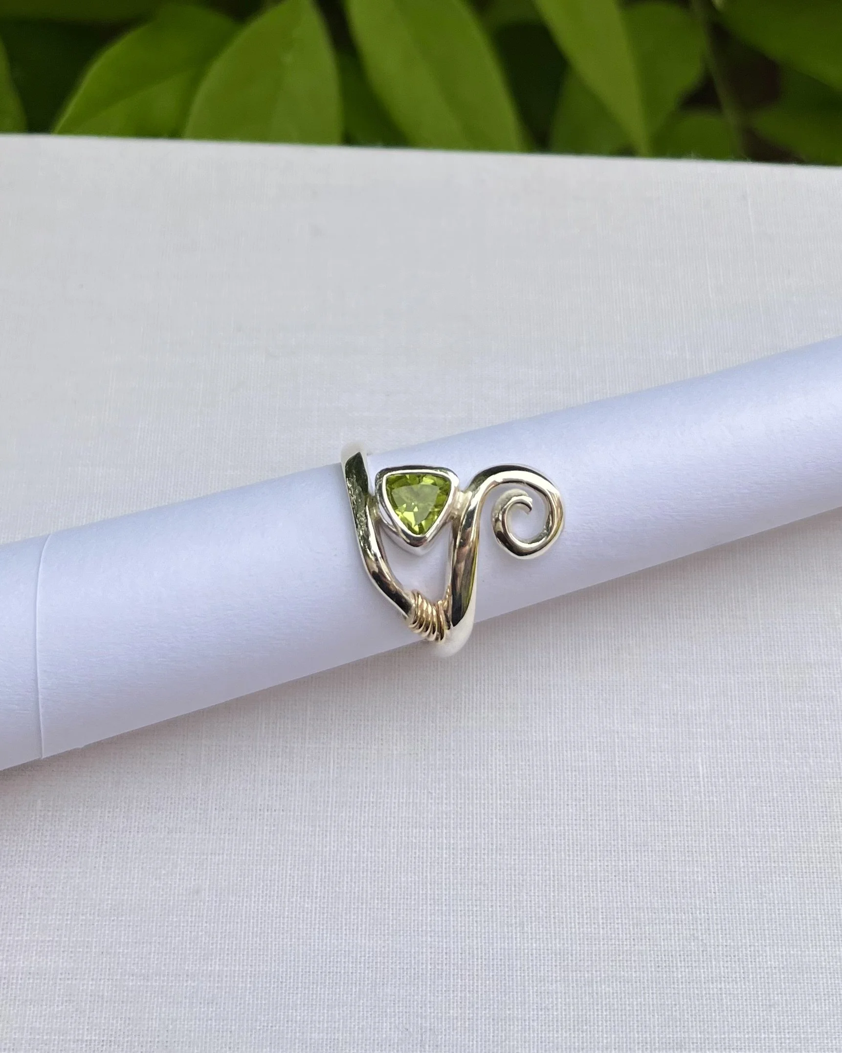 Peridot ring. 