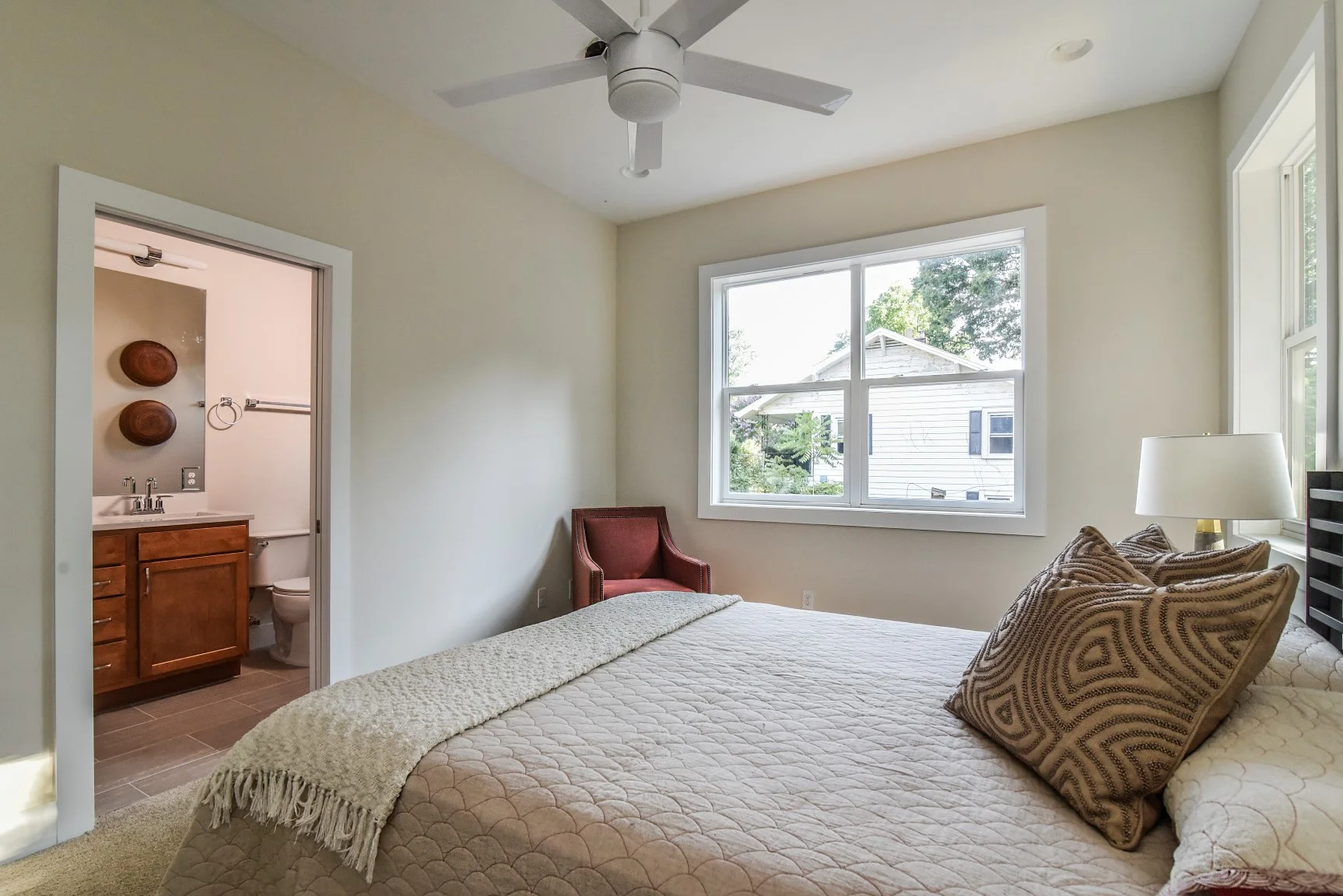 Master bedroom suite