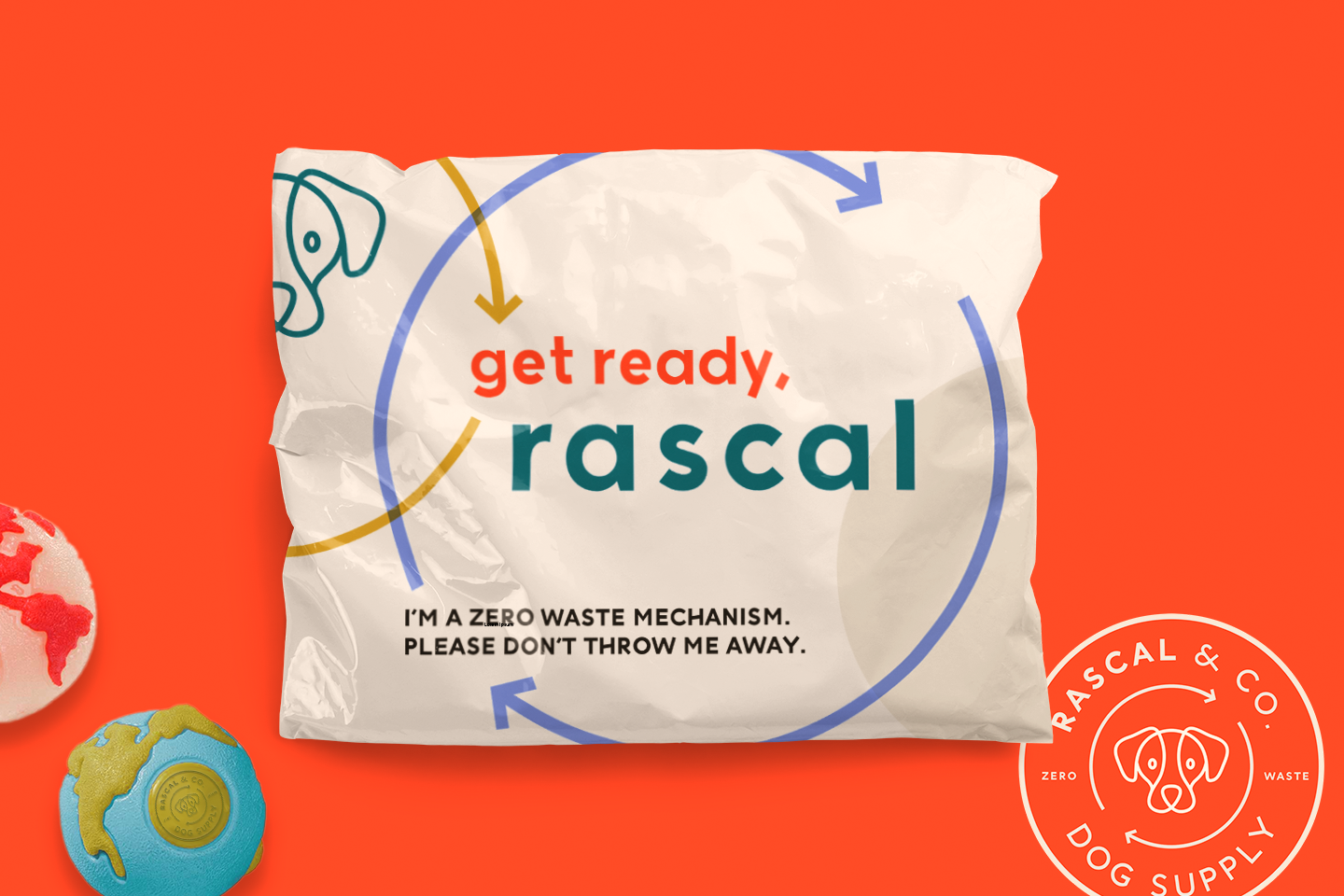 Rascal & Co. delivers high-quality dog toys from organic, recycled materials at a fair value. Instead of being designed to be destroyed, Rascal’s toys are designed to be renewed again and again.