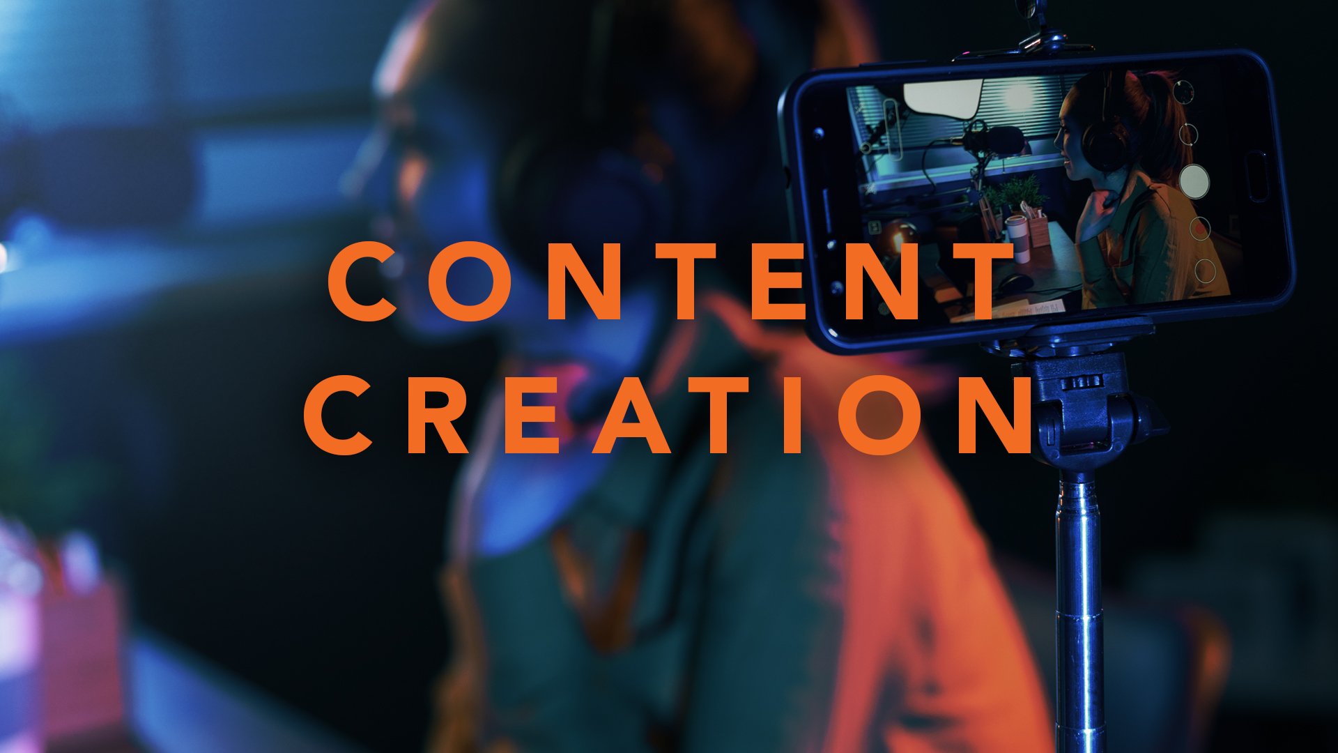 Content Creation <p>The use of social media is an elemental part of today's networked world. With our help, you can create content as short videos, pictures, or similar forms.</p>