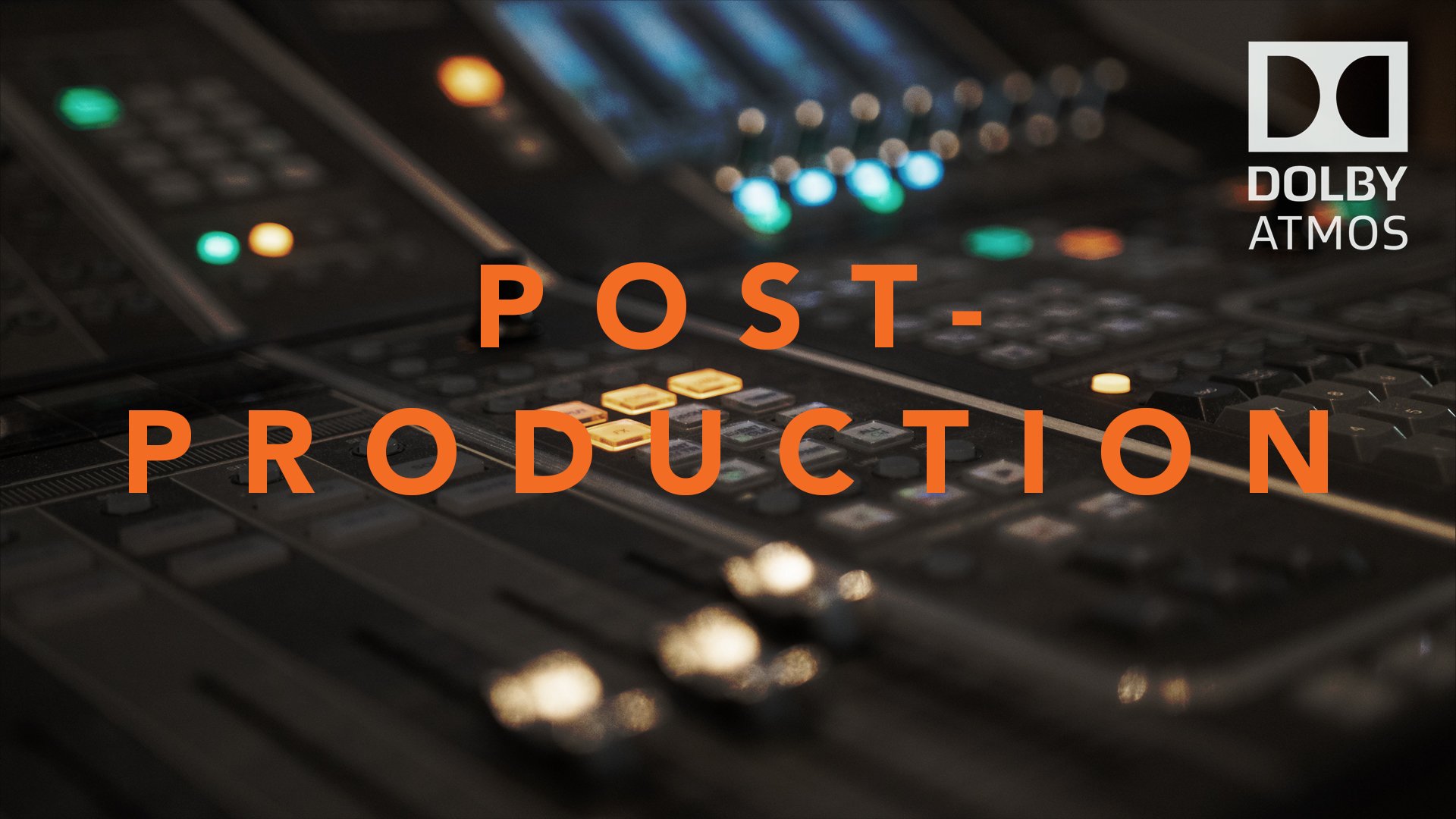 Post-production <p>Meticulous editing and processing of audio files, mastering and mixing of Dolby Atmos for all audio files, to ensure an optimal sound—that goes without saying for us.</p>