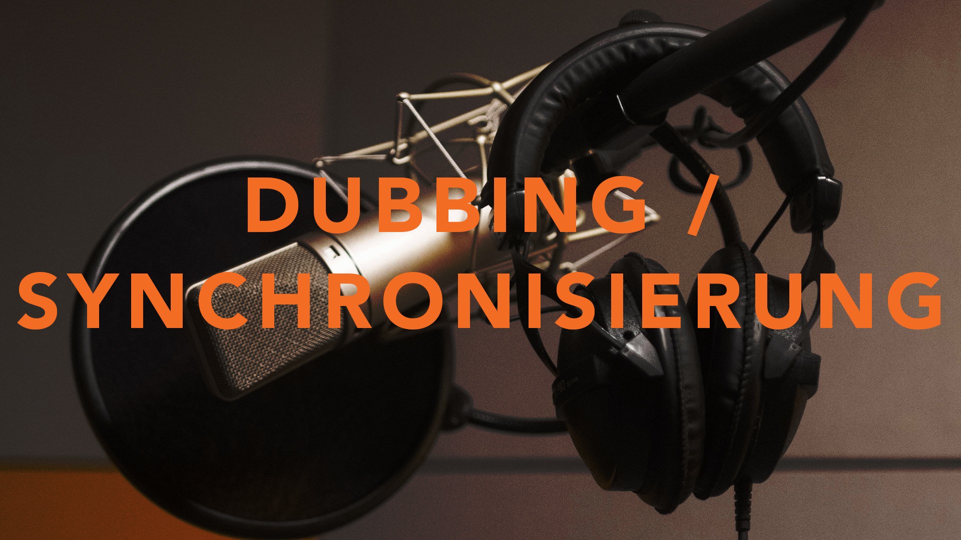 Dubbing / Synchronisierung<p>Unsere Studios in Hamburg, Berlin, München, Frankfurt und Köln sind mit modernster Aufnahmetechnik ausgestattet und können dynamisch an alle Bedürfnisse angepasst werden.