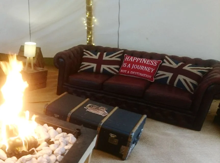 Vintage Chesterfield Sofa Set