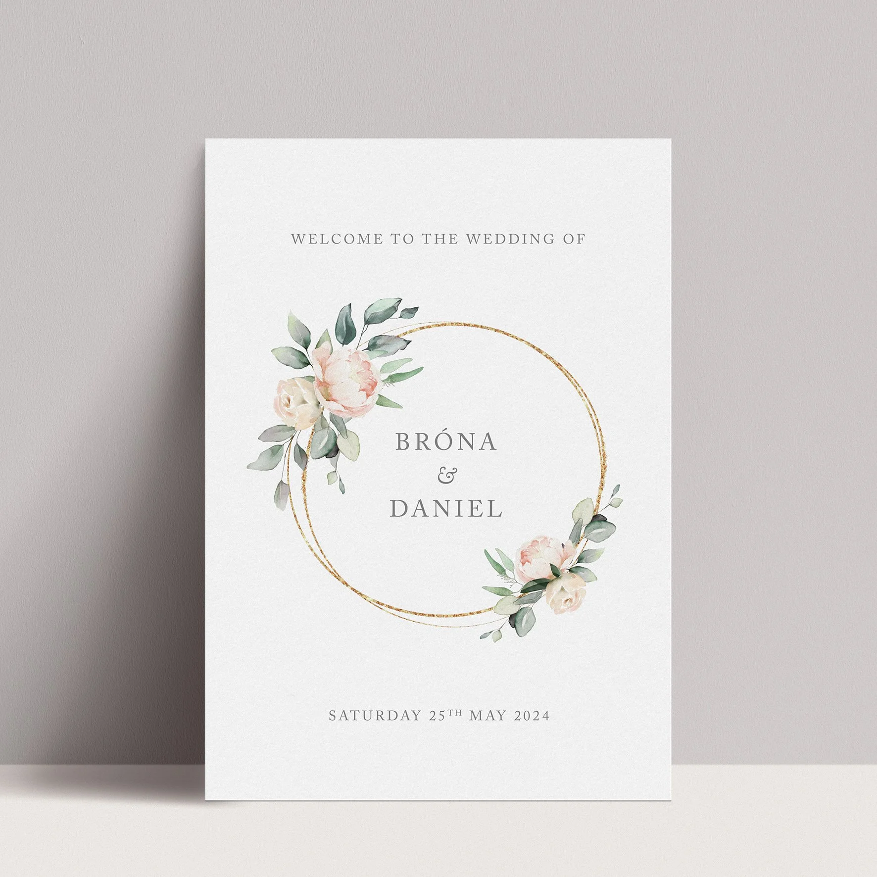 Brona - Welcome Board