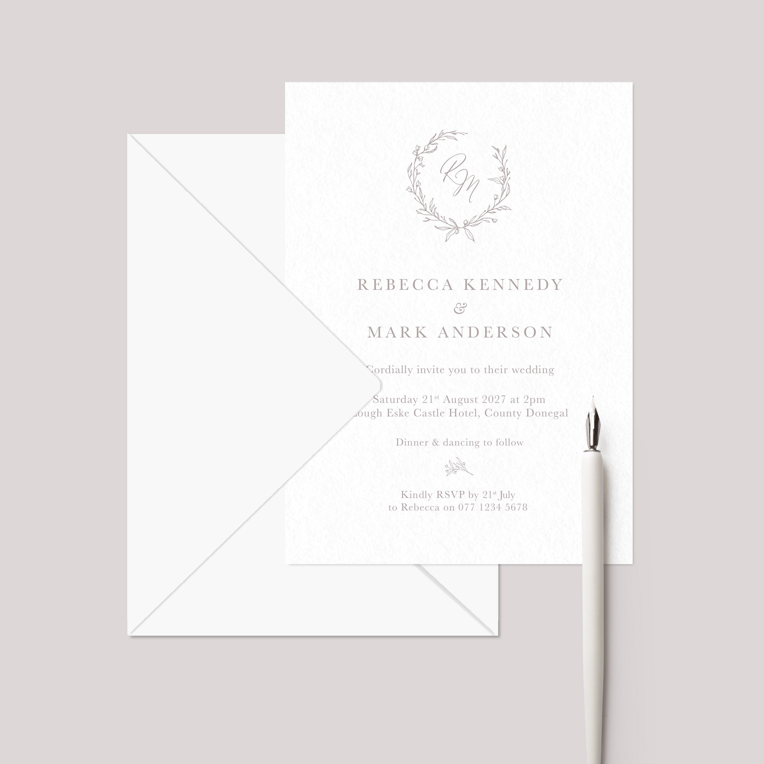 Rebecca - 5"x7" Invitation